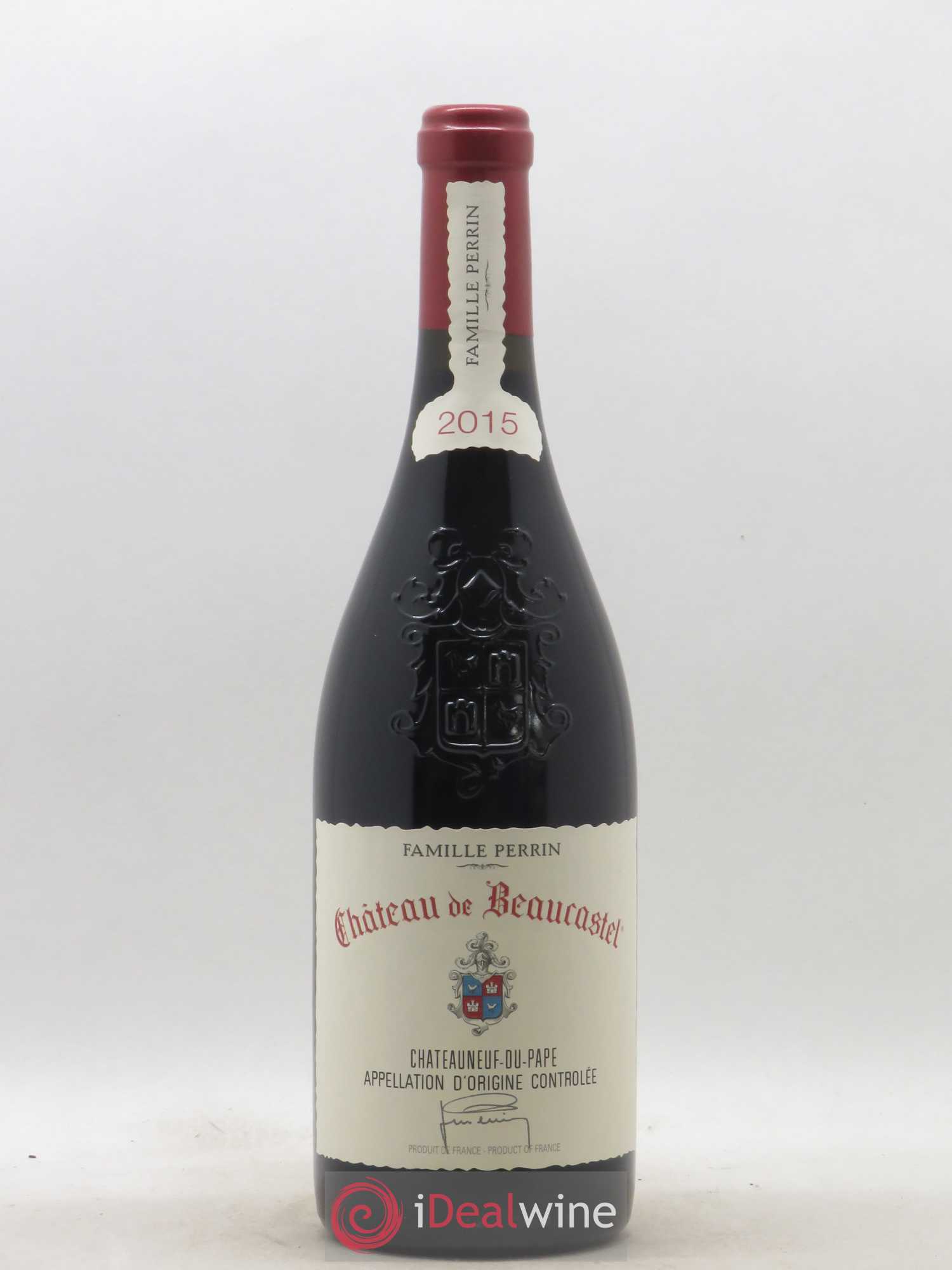 Châteauneuf-du-Pape Château de Beaucastel Famille Perrin 2015 - Lot de 1 bouteille - 0