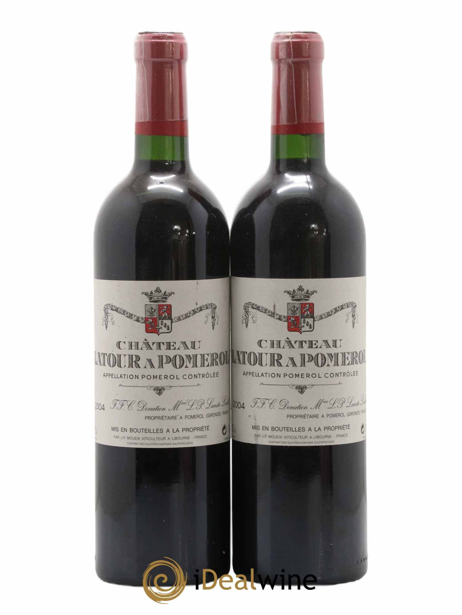 Château Latour à Pomerol 2004 - Lot de 2 bouteilles - 0