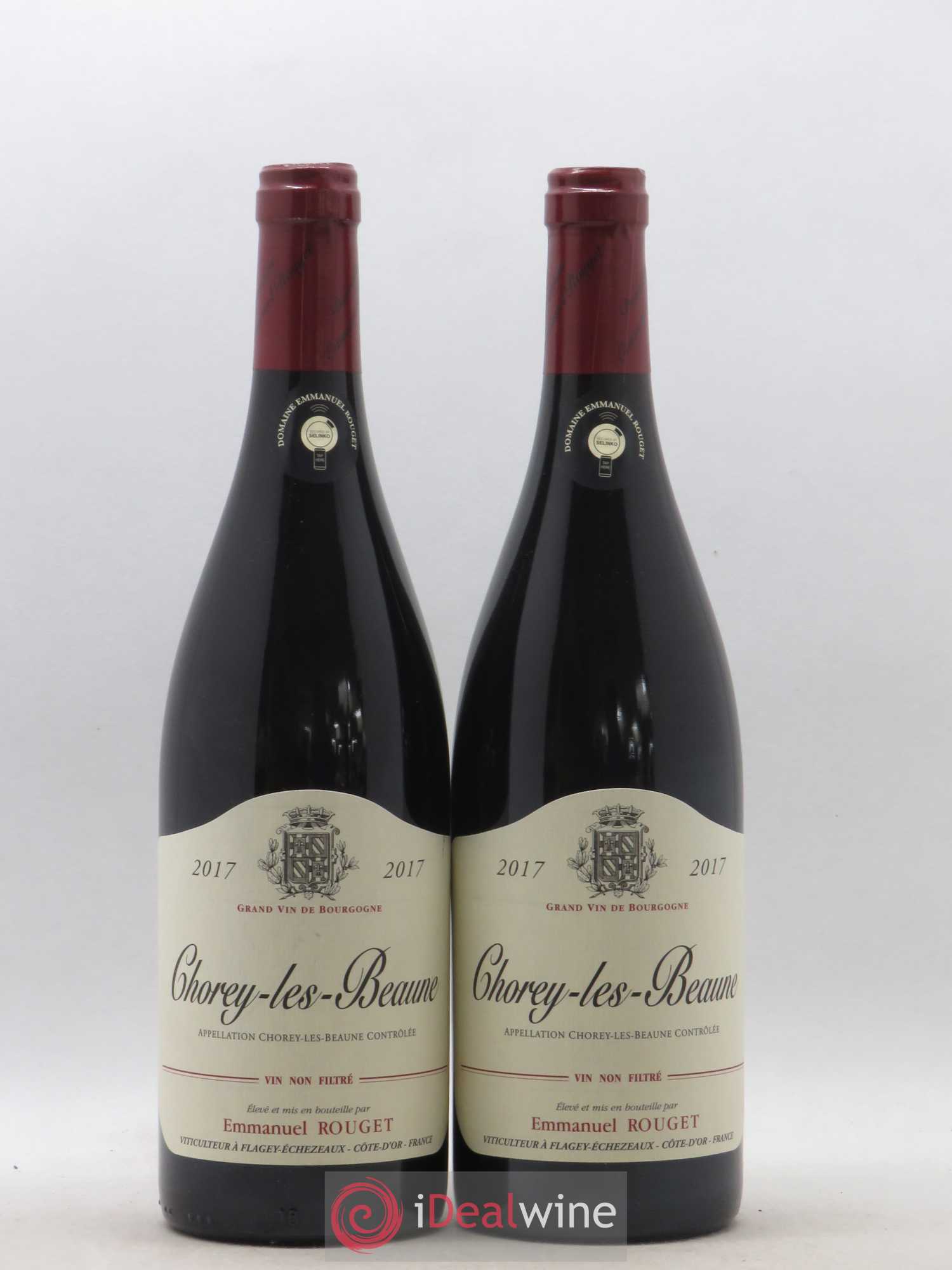 Chorey-lès-Beaune Emmanuel Rouget 2017 - Lot de 2 bouteilles - 0