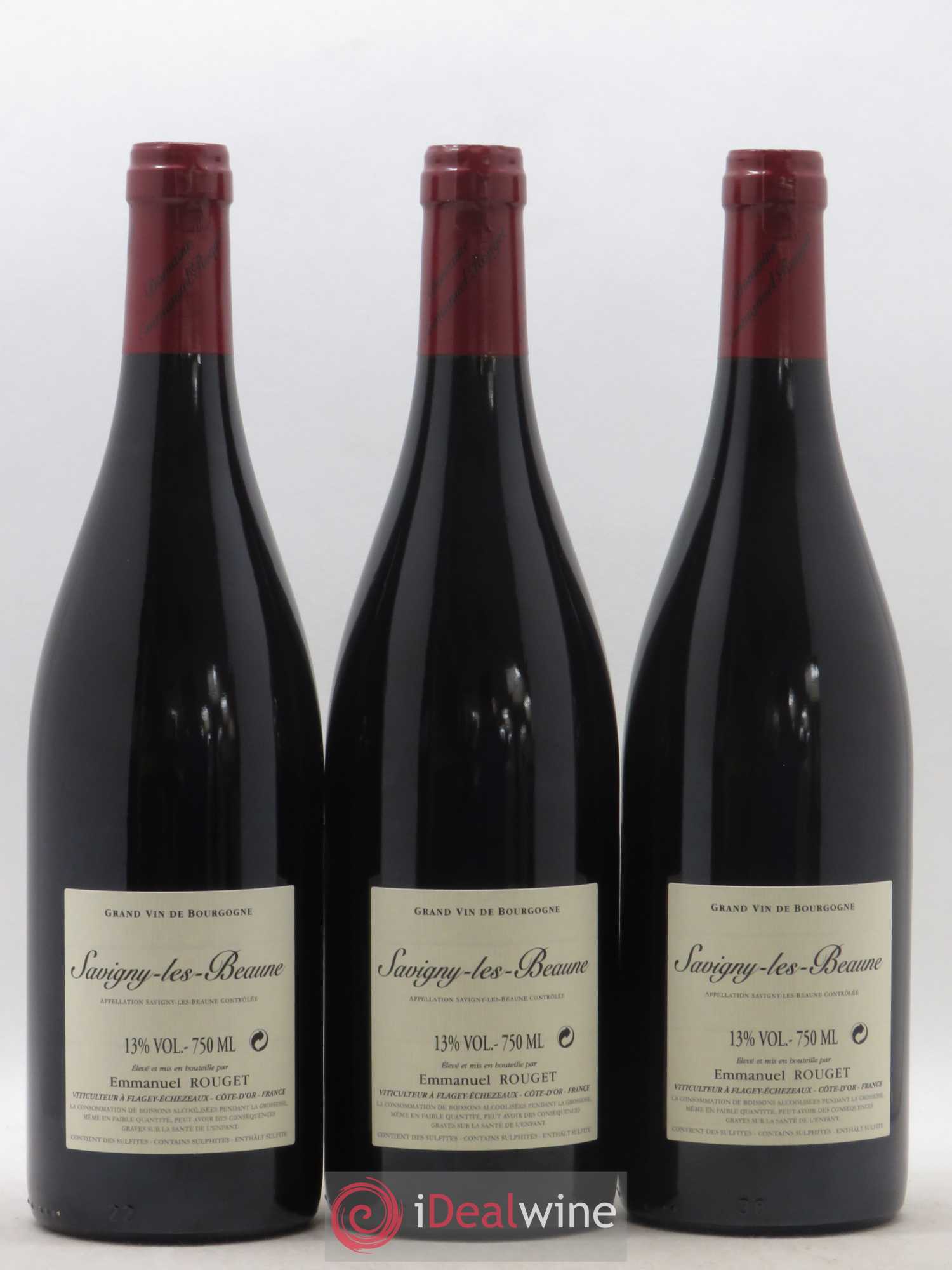 Savigny-lès-Beaune Emmanuel Rouget 2017 - Lot of 3 bottles - 1