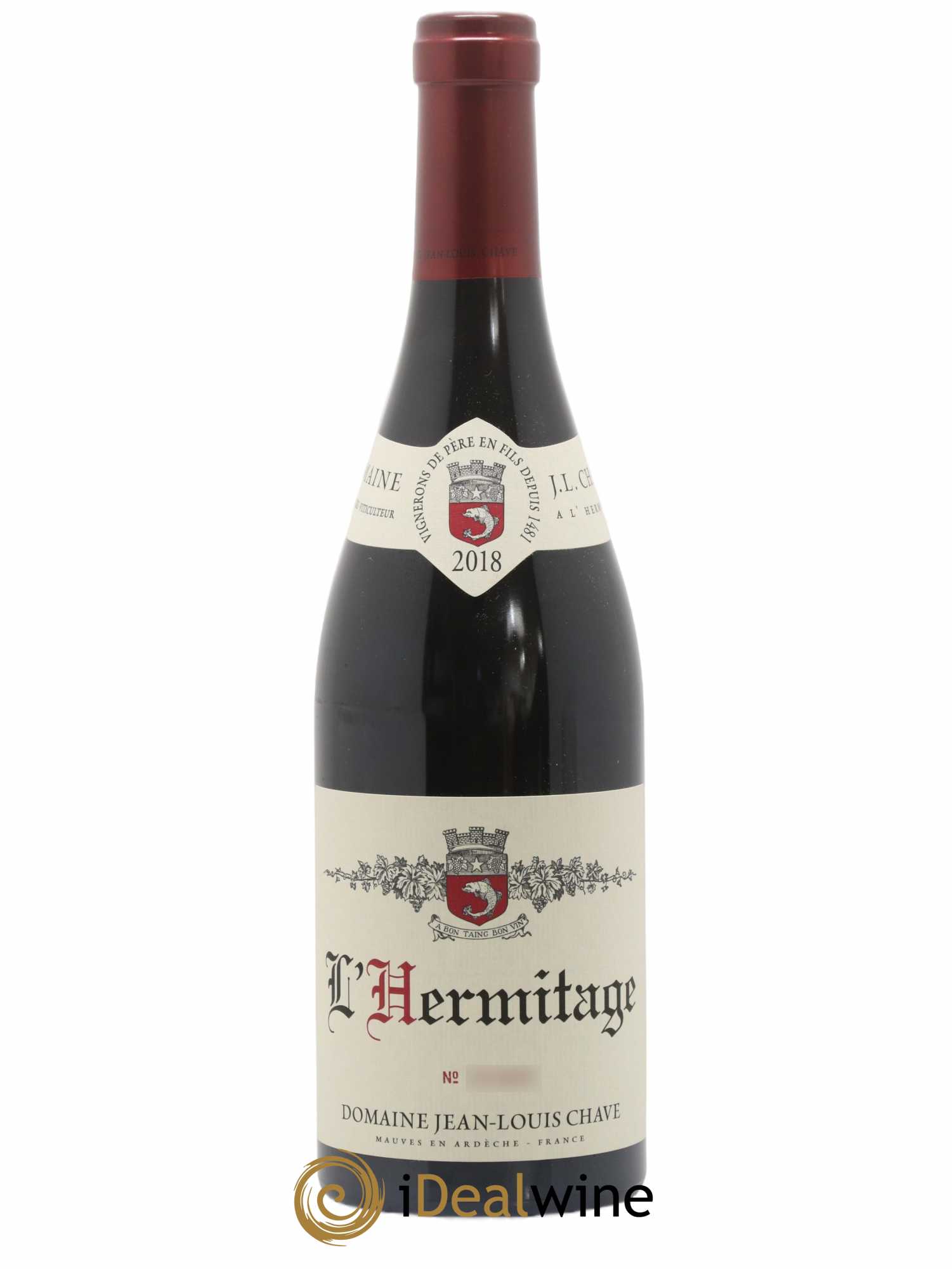 Hermitage Jean-Louis Chave 2018 - Lot de 1 bouteille - 0