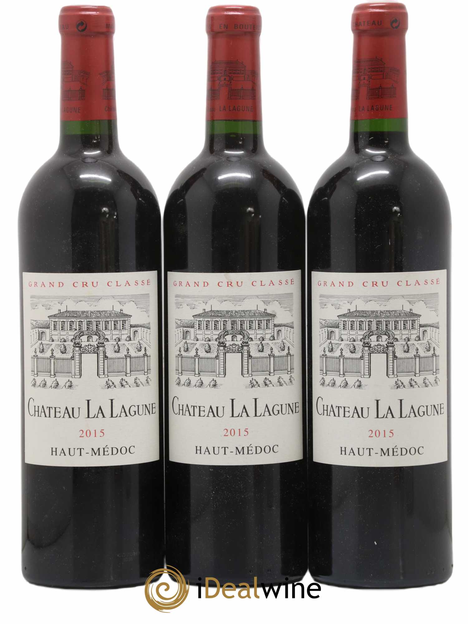 Château la Lagune 3ème Grand Cru Classé 2015 - Lot de 3 bouteilles - 0