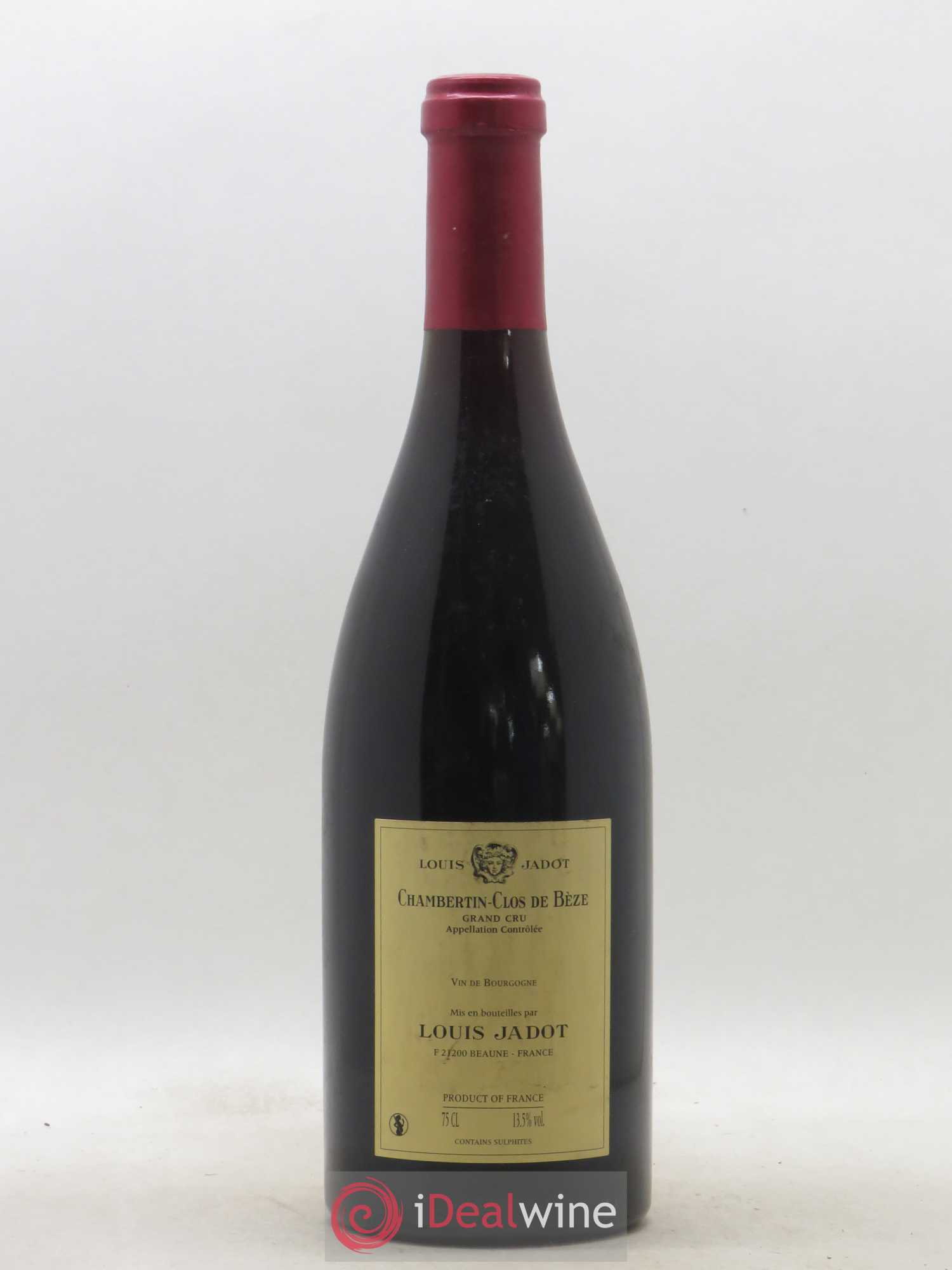 Chambertin Clos de Bèze Grand Cru Domaine Louis Jadot 2006 - Lot de 1 bouteille - 1