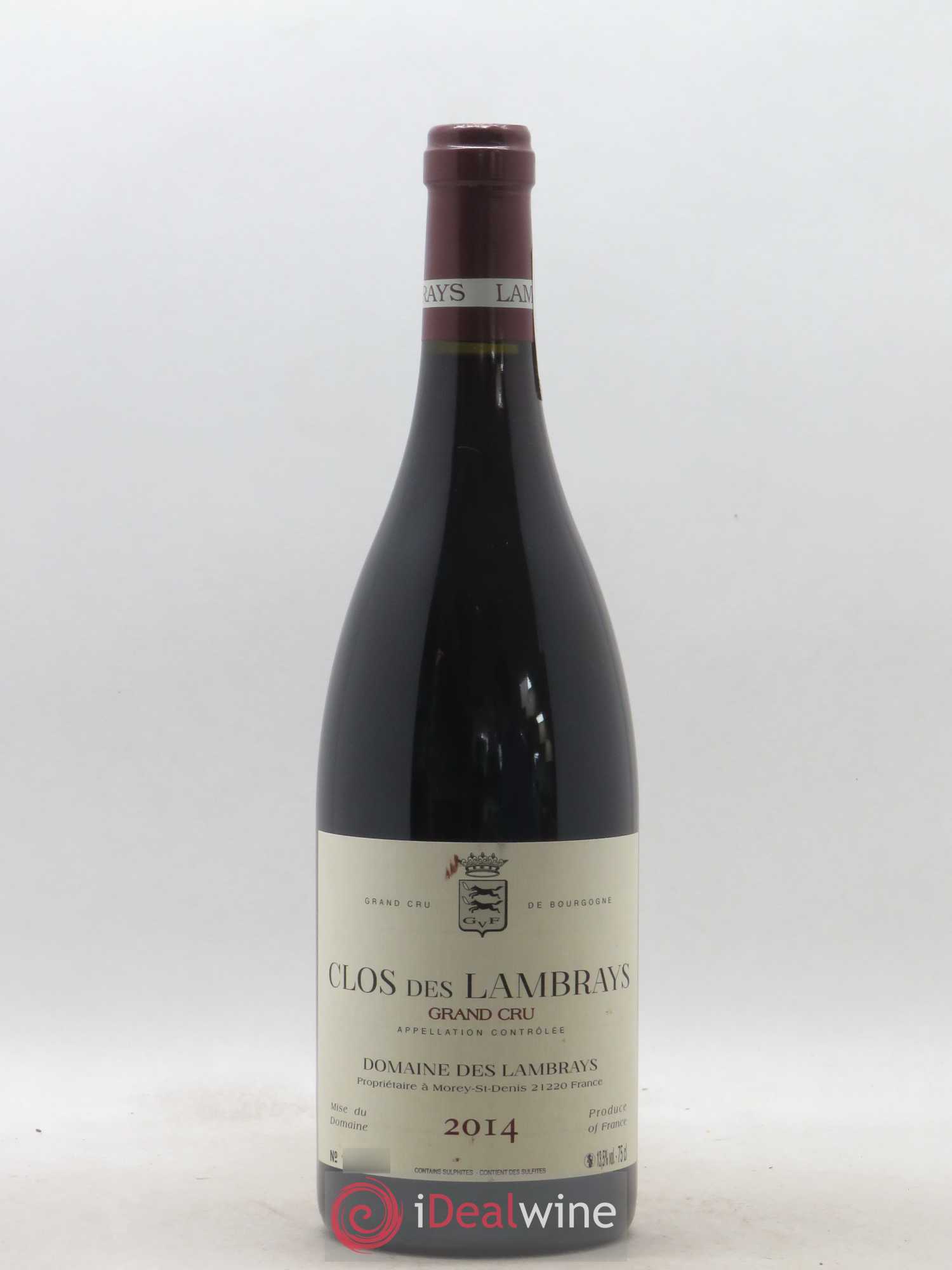 Clos des Lambrays Grand Cru Domaine des Lambrays 2014 - Lotto di 1 bottiglia - 0