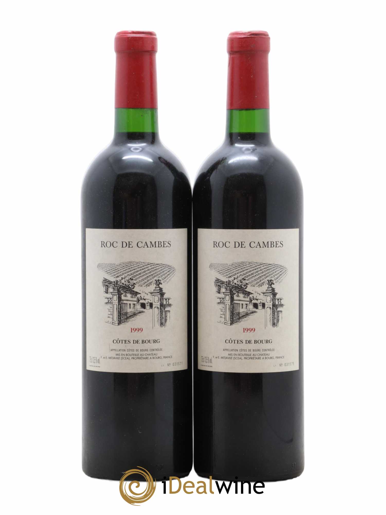 Roc de Cambes COUCOUC brau gosse 1999 - Posten von 2 Flaschen - 0