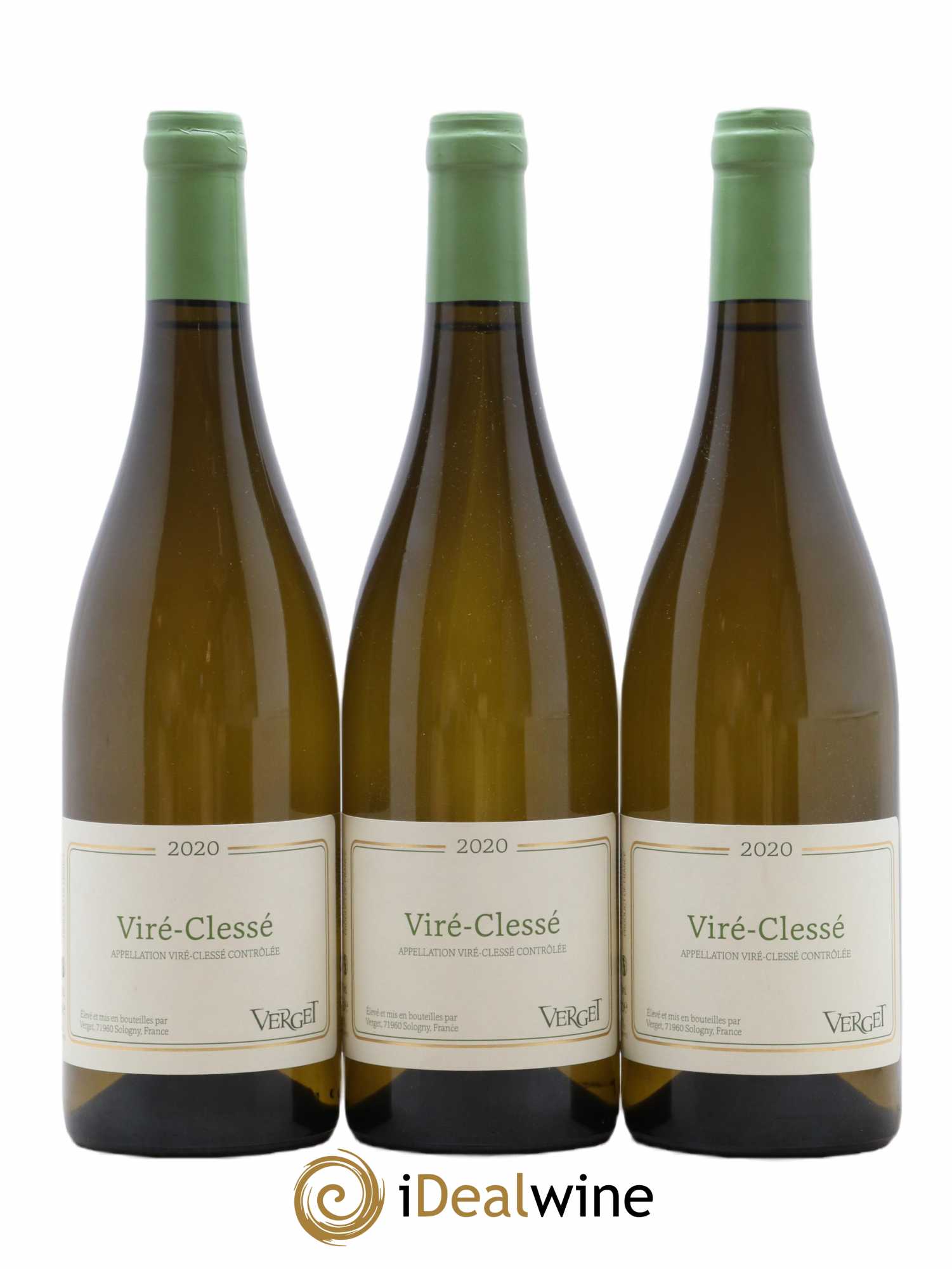 Viré-Clessé Verget 2020 - Lot de 3 bouteilles - 0