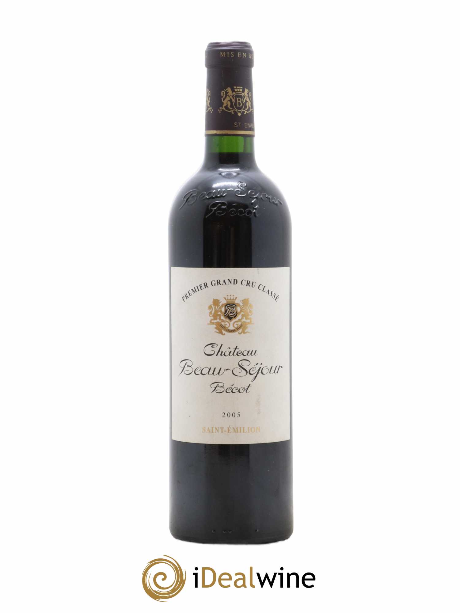 Château Beau-Séjour Bécot 1er Grand Cru Classé B 2005 - Lot de 1 bouteille - 0
