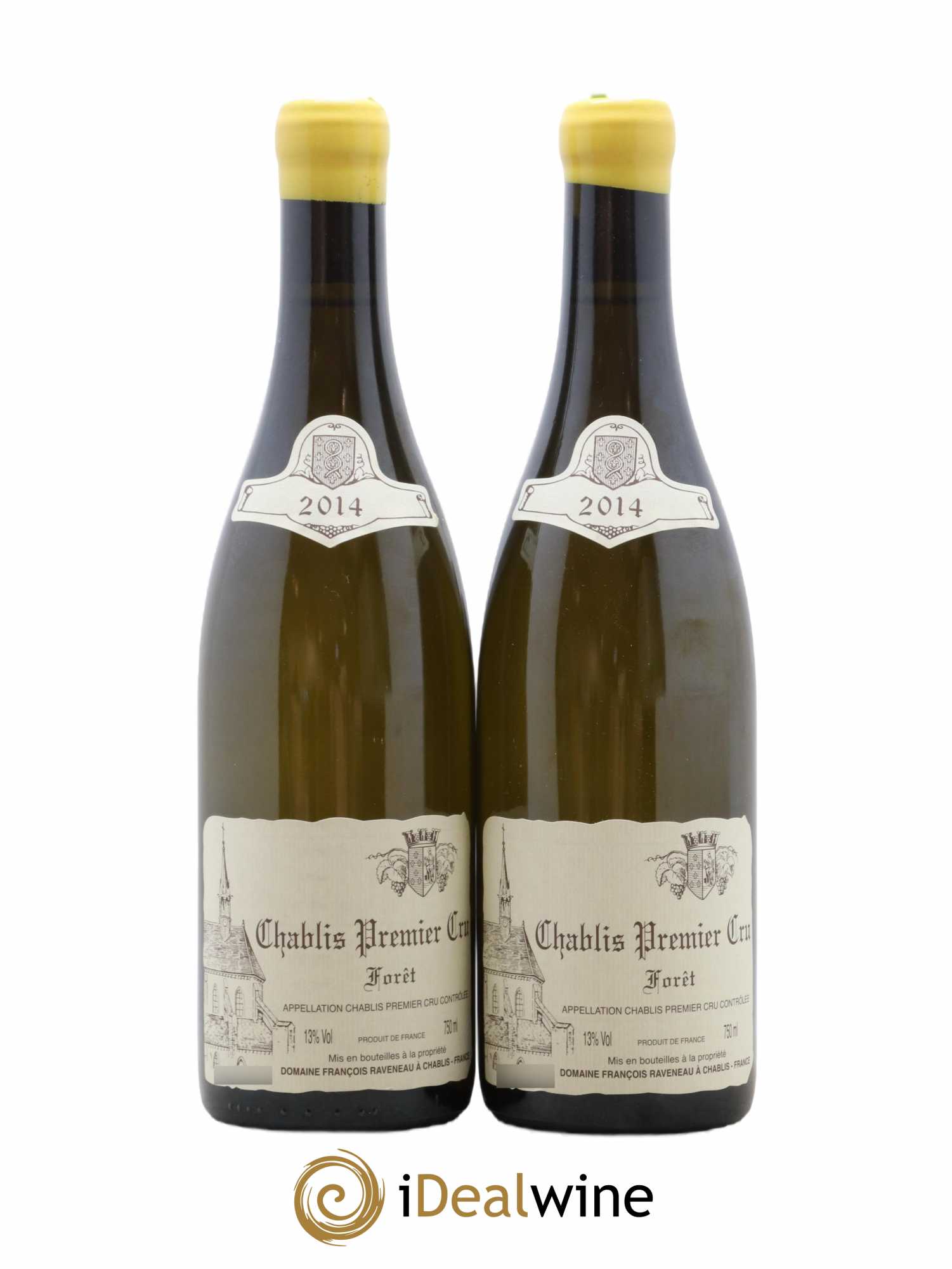 Chablis 1er Cru Forêt Raveneau (Domaine) 2014 - Lot de 2 bouteilles - 0