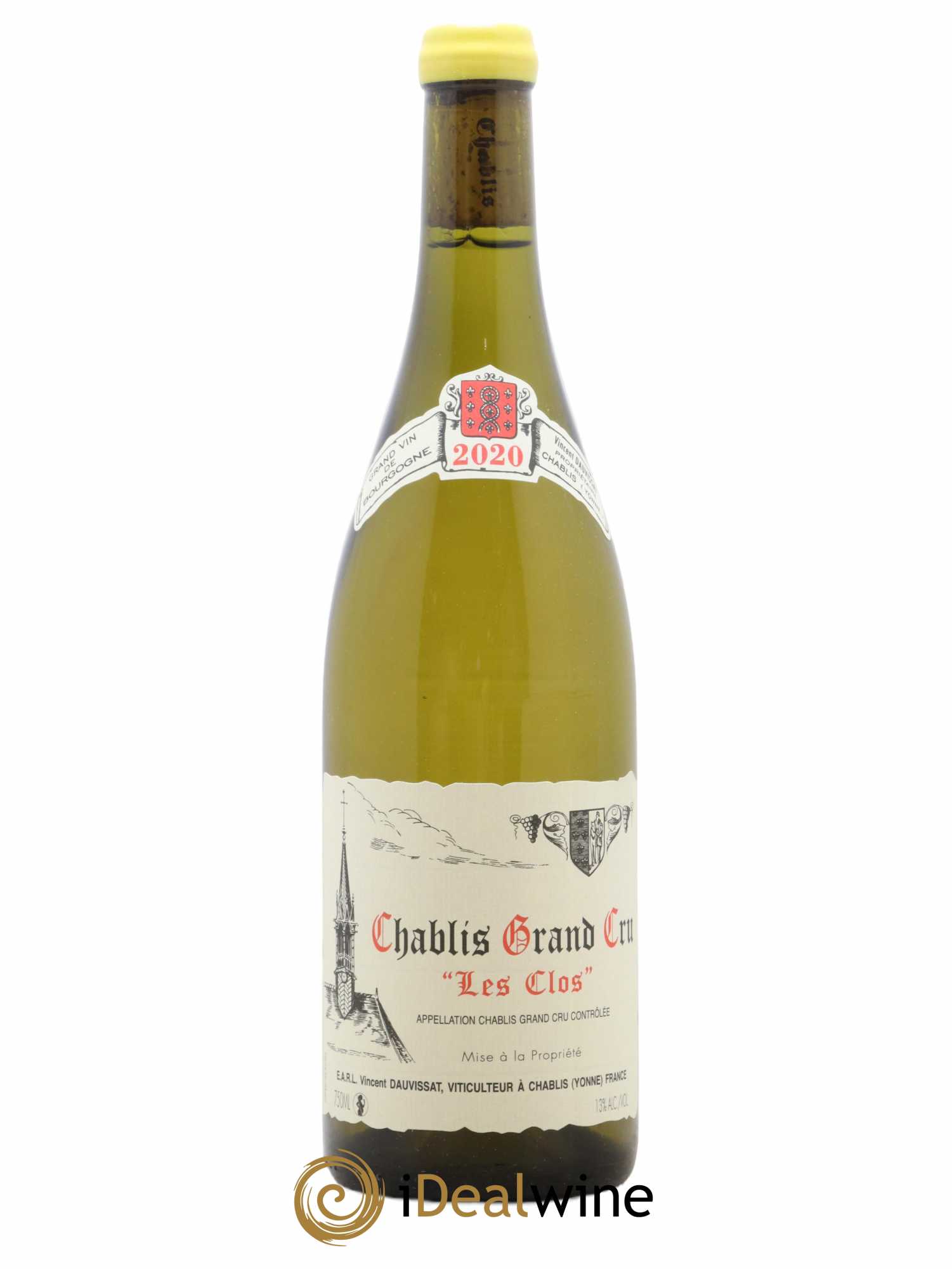Chablis Grand Cru Les Clos Vincent Dauvissat (Domaine) 2020 - Lot de 1 bouteille - 0