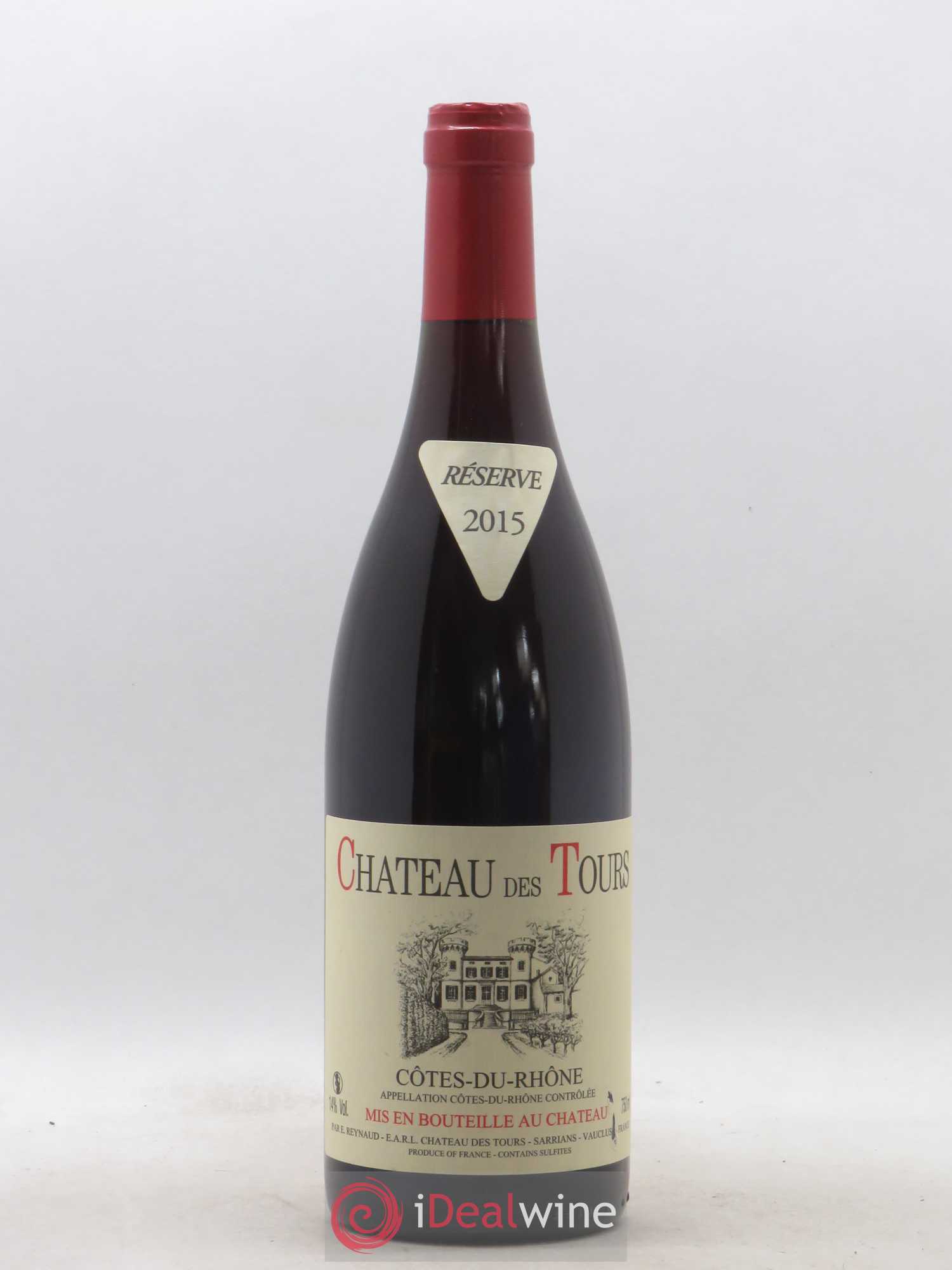 Côtes-du-Rhône Château des Tours Emmanuel Reynaud 2015 - Lot de 1 bouteille - 0