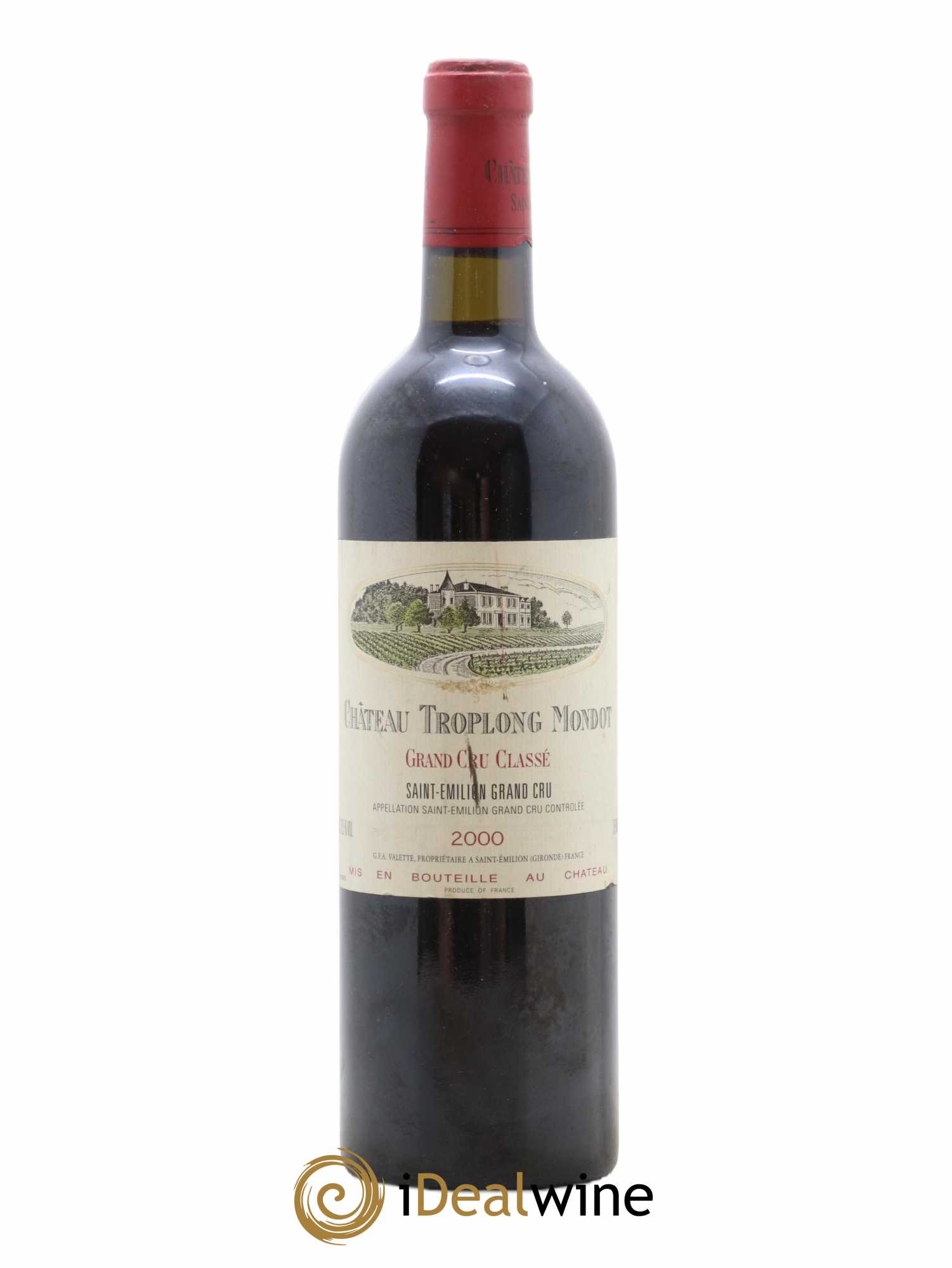 Château Troplong Mondot 1er Grand Cru Classé B 2000 - Lot de 1 bouteille - 0