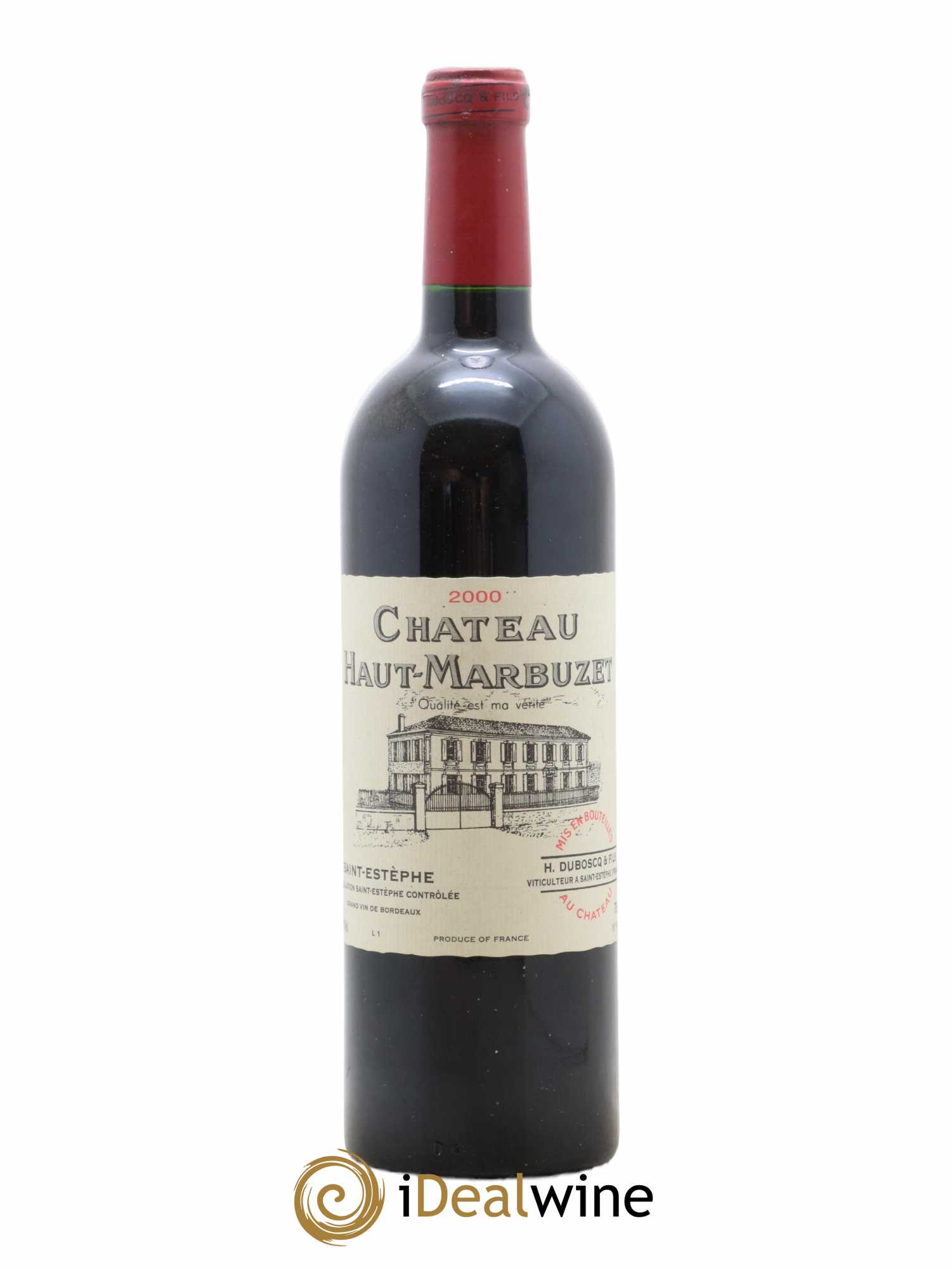 Château Haut Marbuzet 2000 - Lot de 1 bouteille - 0