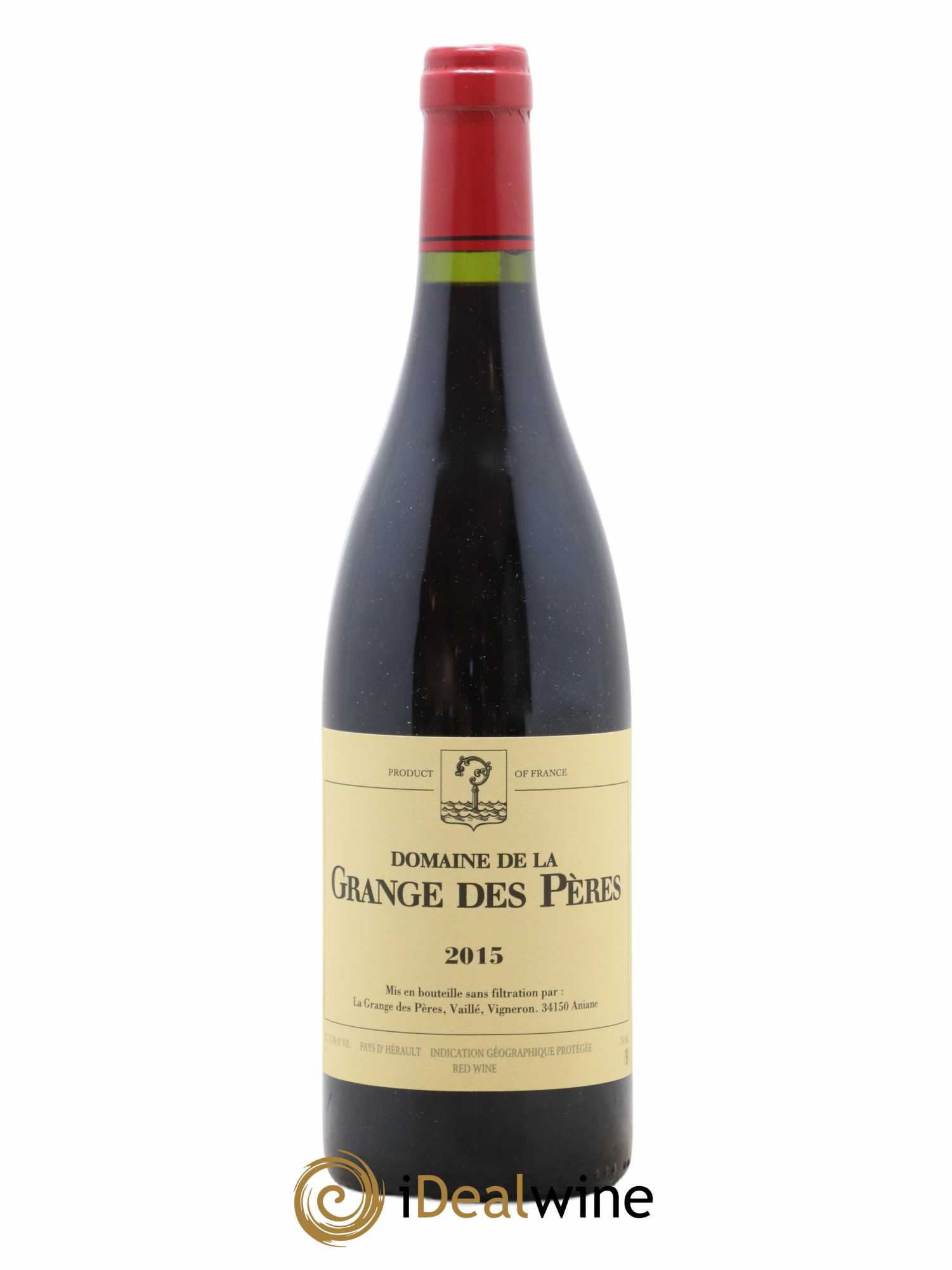 Pays d'Hérault Grange des Pères Laurent Vaillé 2015 - Lot de 1 bouteille - 0