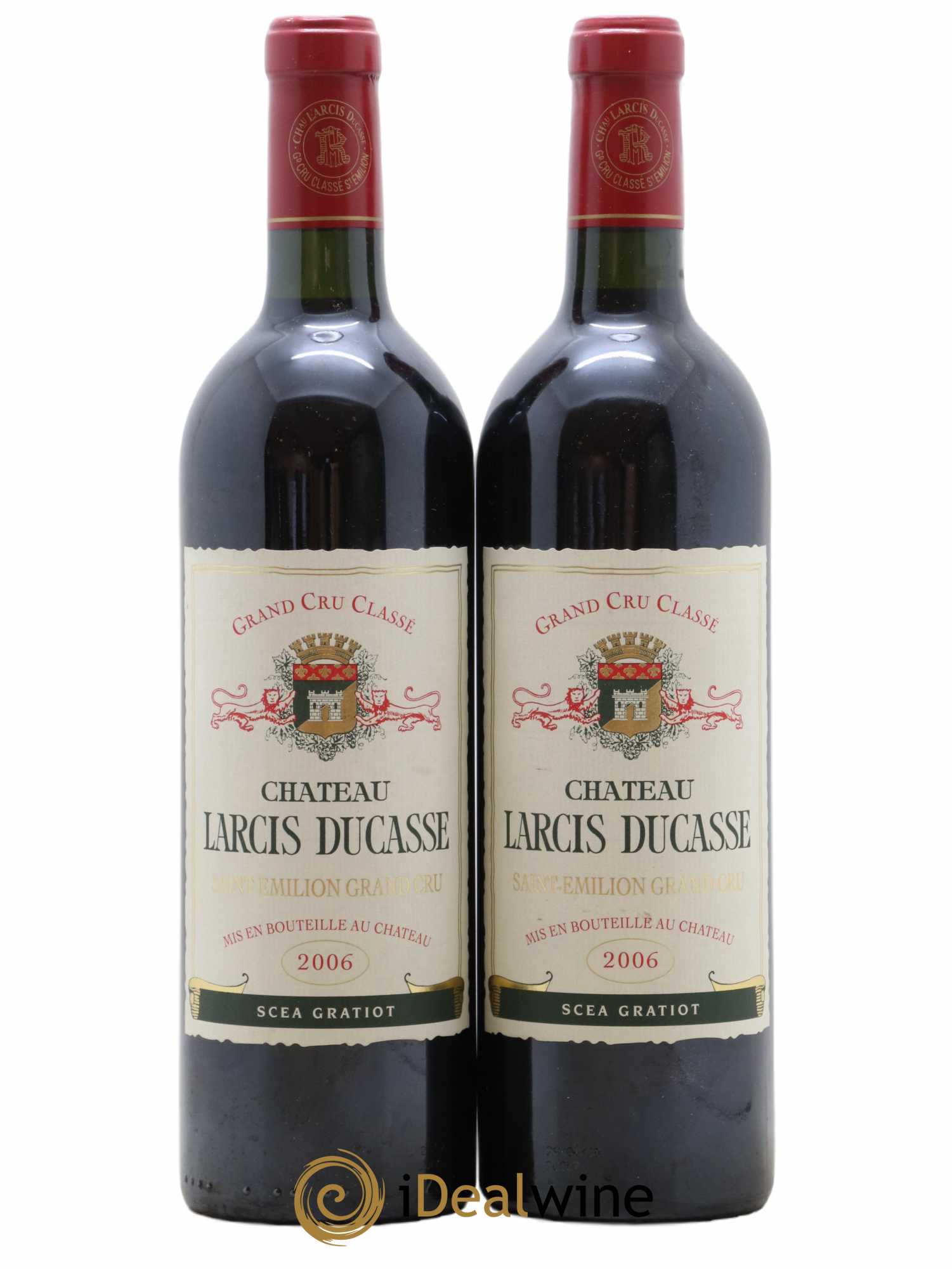 Château Larcis Ducasse 1er Grand Cru Classé B 2006 - Lot de 2 bouteilles - 0