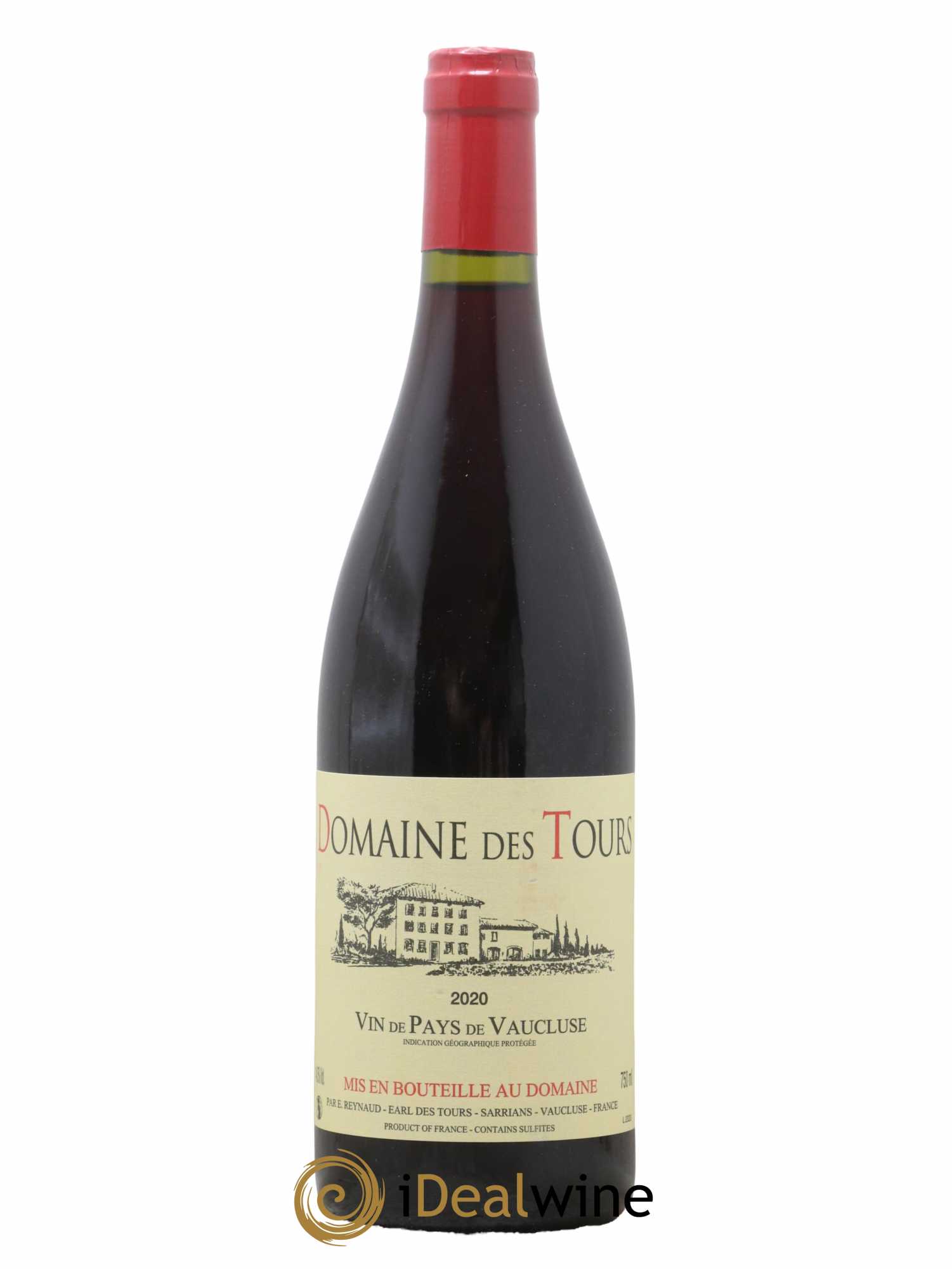 Vaucluse (Vin de Pays de Vaucluse) Domaine des Tours Emmanuel Reynaud 2020 - Lot de 1 bouteille - 0