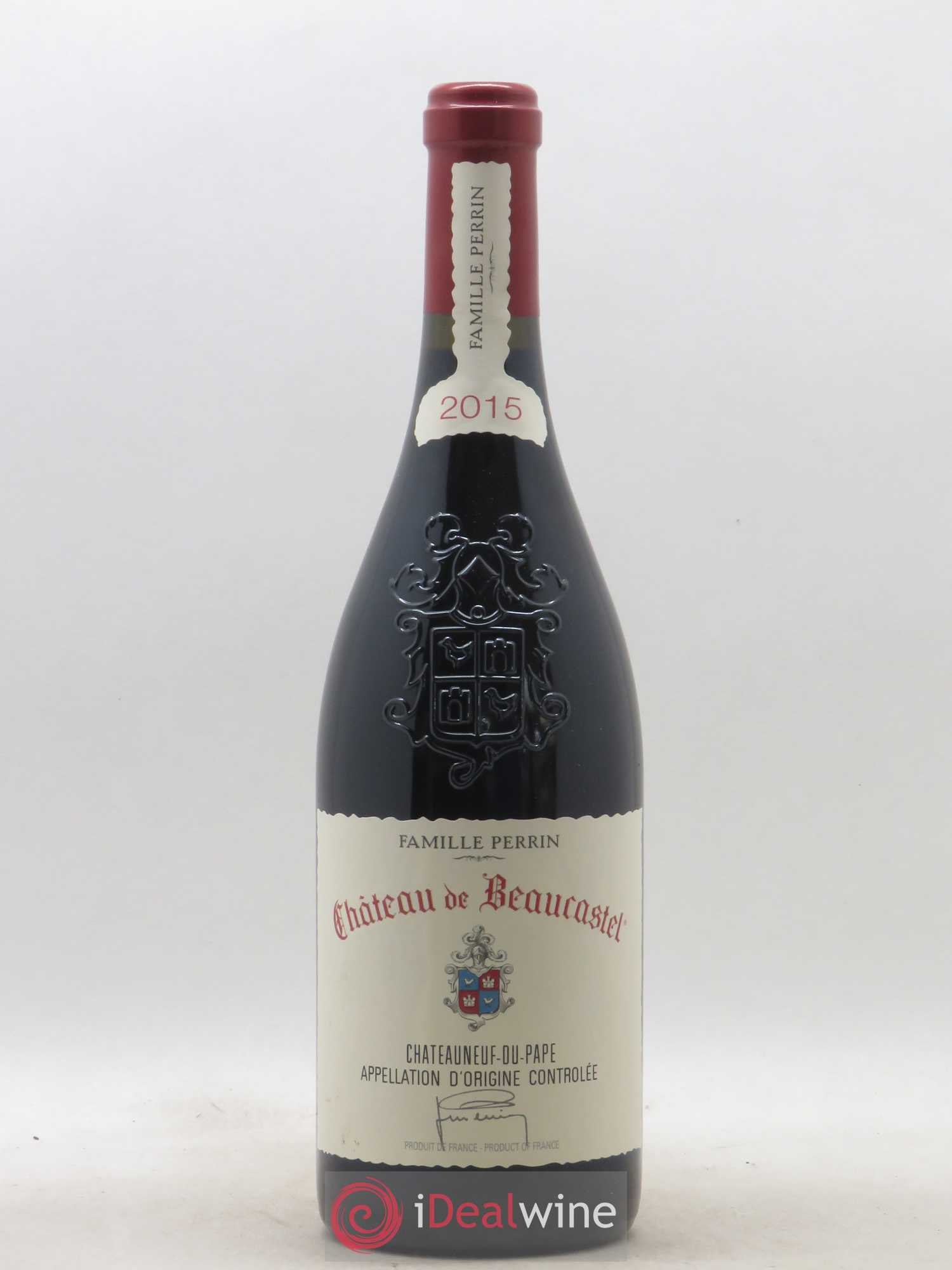 Châteauneuf-du-Pape Château de Beaucastel Famille Perrin 2015 - Lot de 1 bouteille - 0