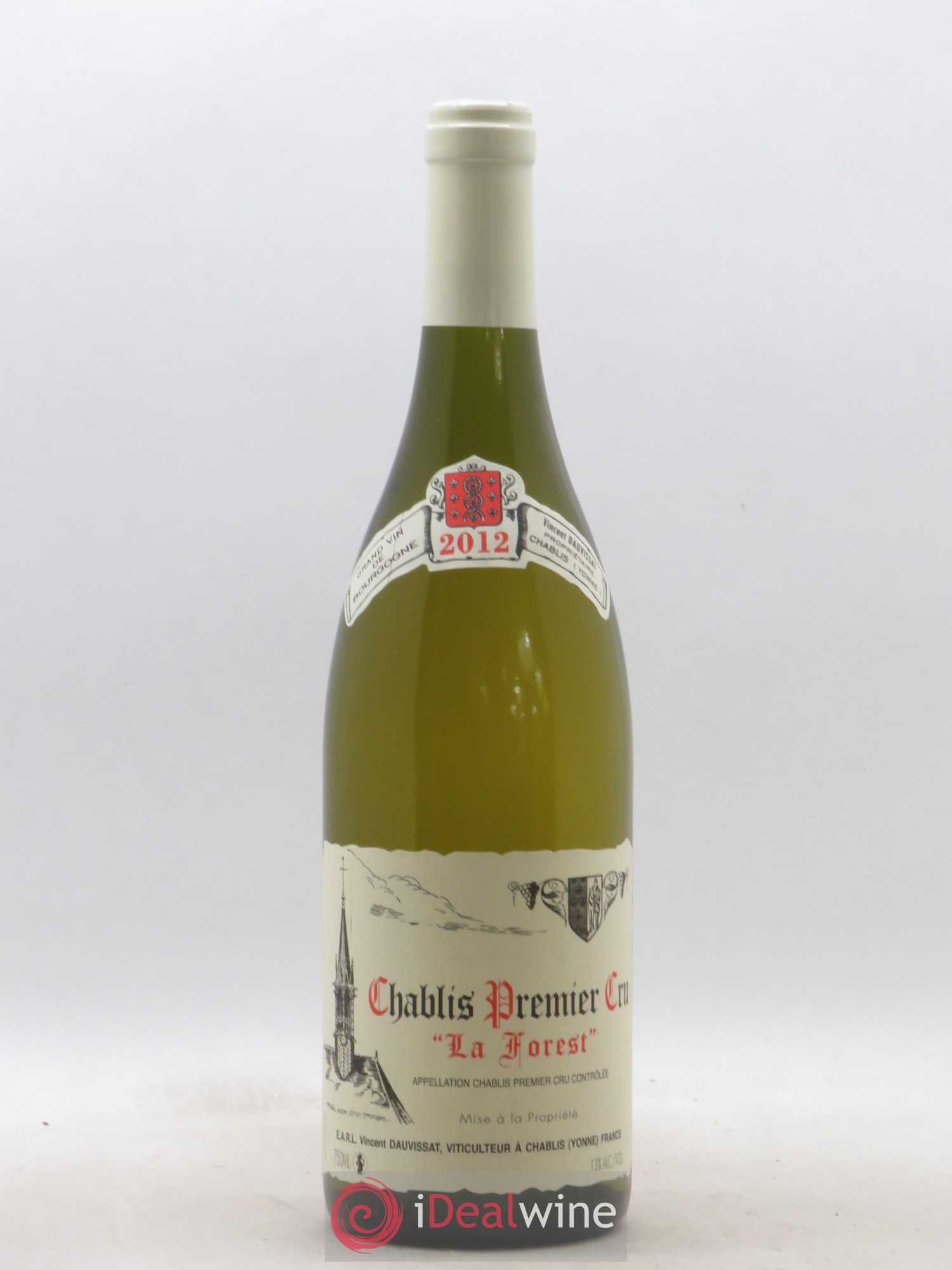 Chablis 1er Cru La Forest Vincent Dauvissat (Domaine) 2012 - Lot de 1 bouteille - 0