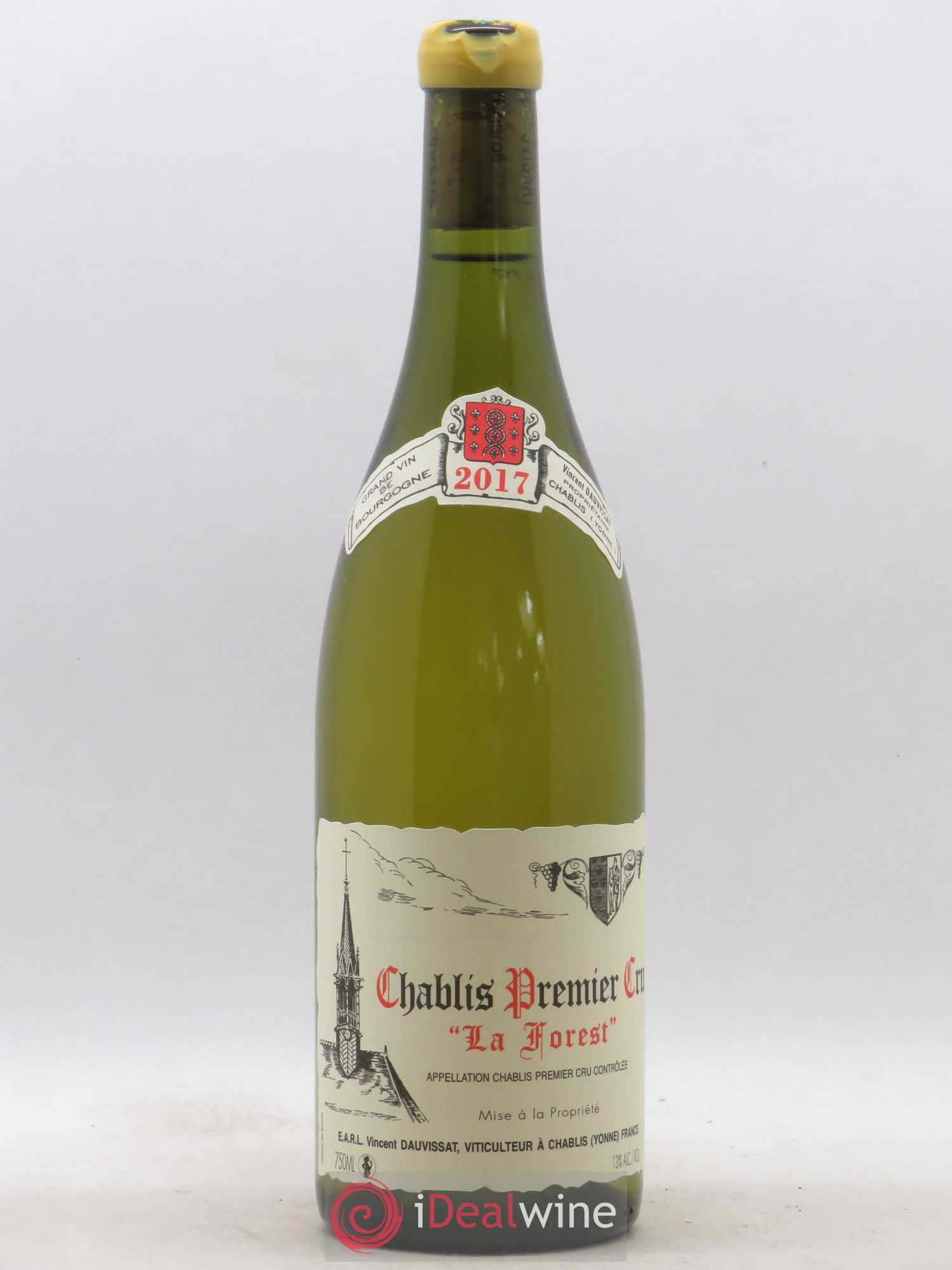 Chablis 1er Cru La Forest Vincent Dauvissat (Domaine) 2017 - Lot de 1 bouteille - 0