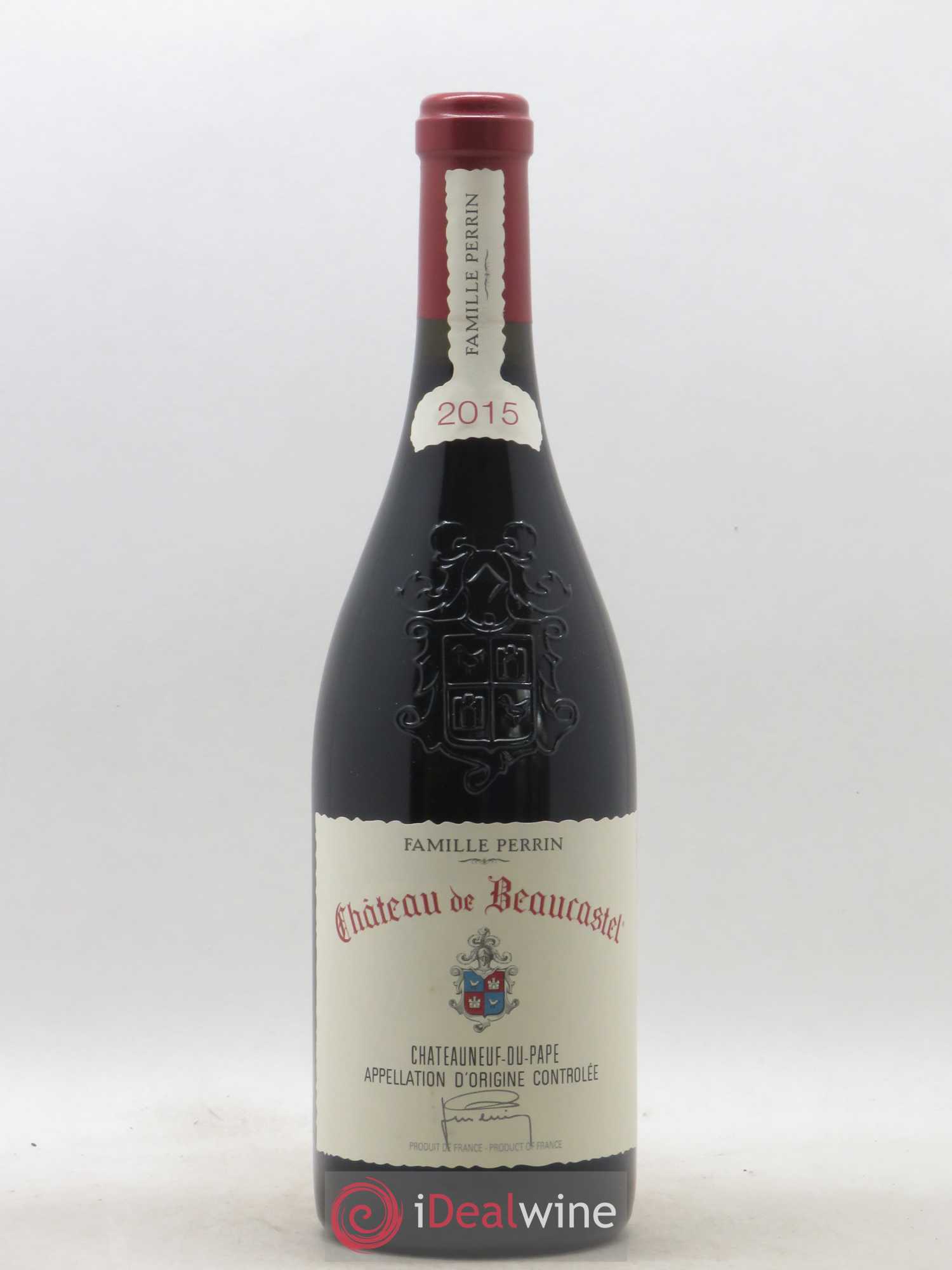 Châteauneuf-du-Pape Château de Beaucastel Famille Perrin 2015 - Lot de 1 bouteille - 0