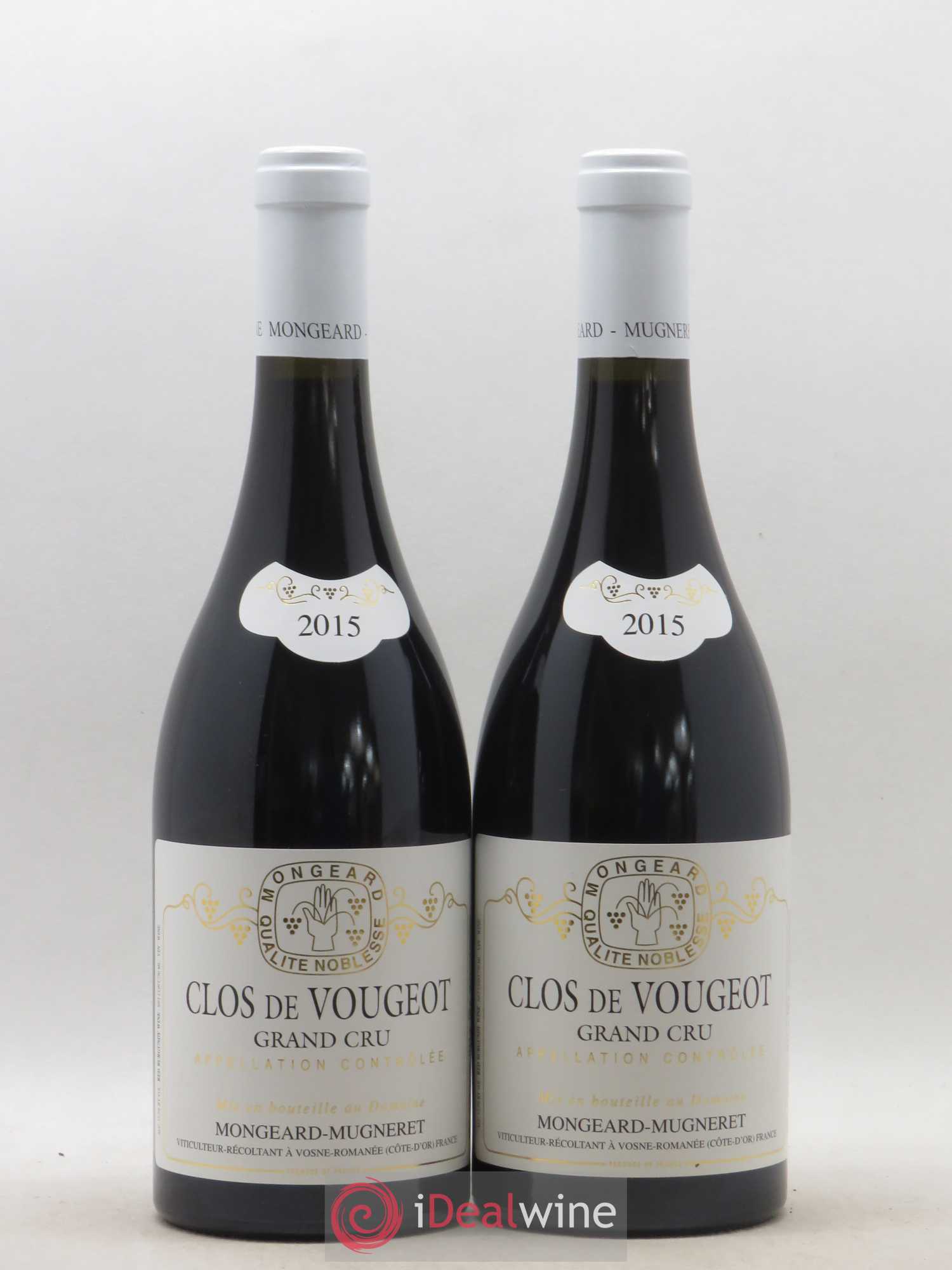 Clos de Vougeot Grand Cru Mongeard-Mugneret (Domaine) 2015 - Lot de 2 bouteilles - 0