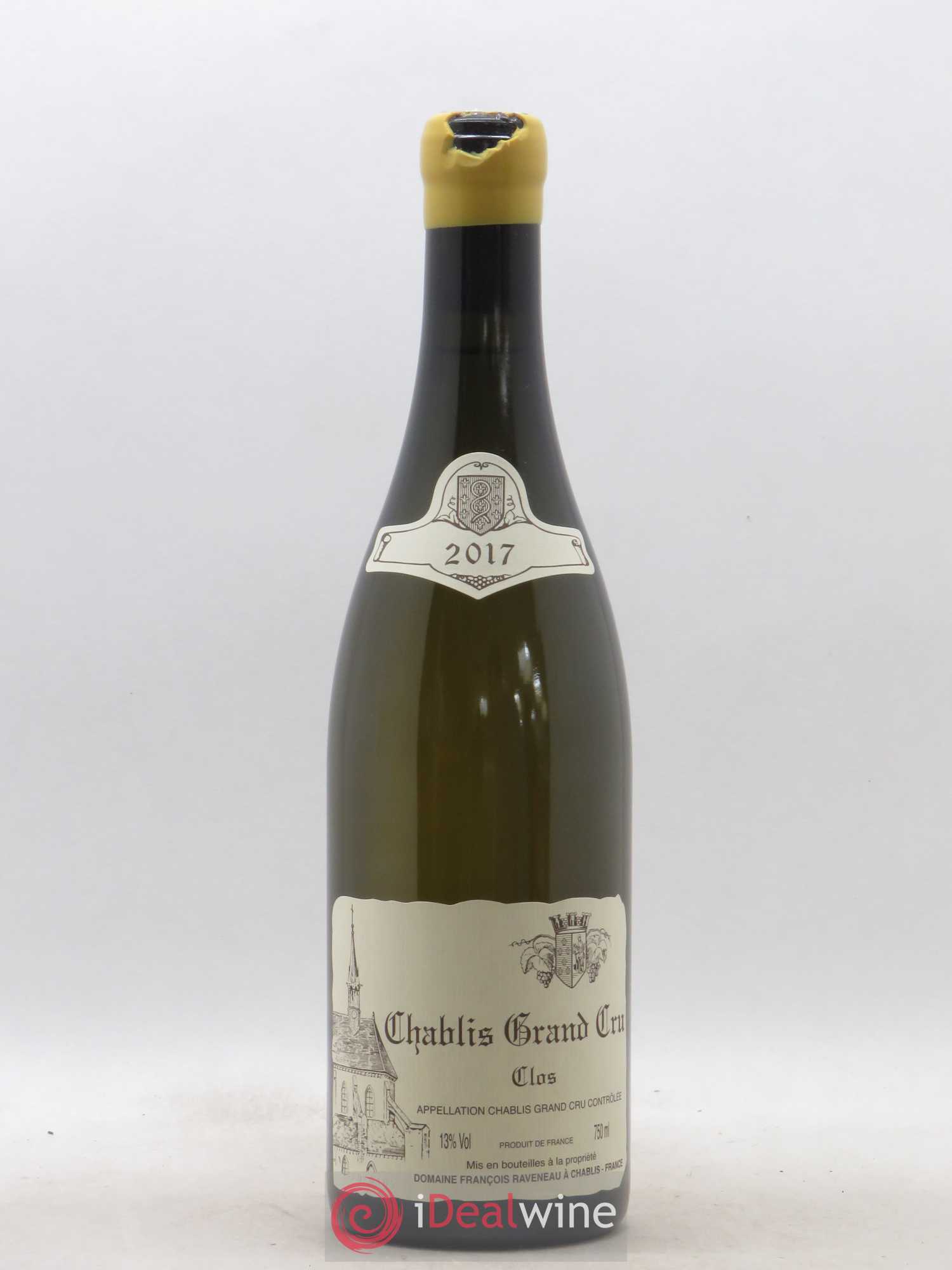 Chablis Grand Cru Clos Raveneau (Domaine) 2017 - Lot de 1 bouteille - 0