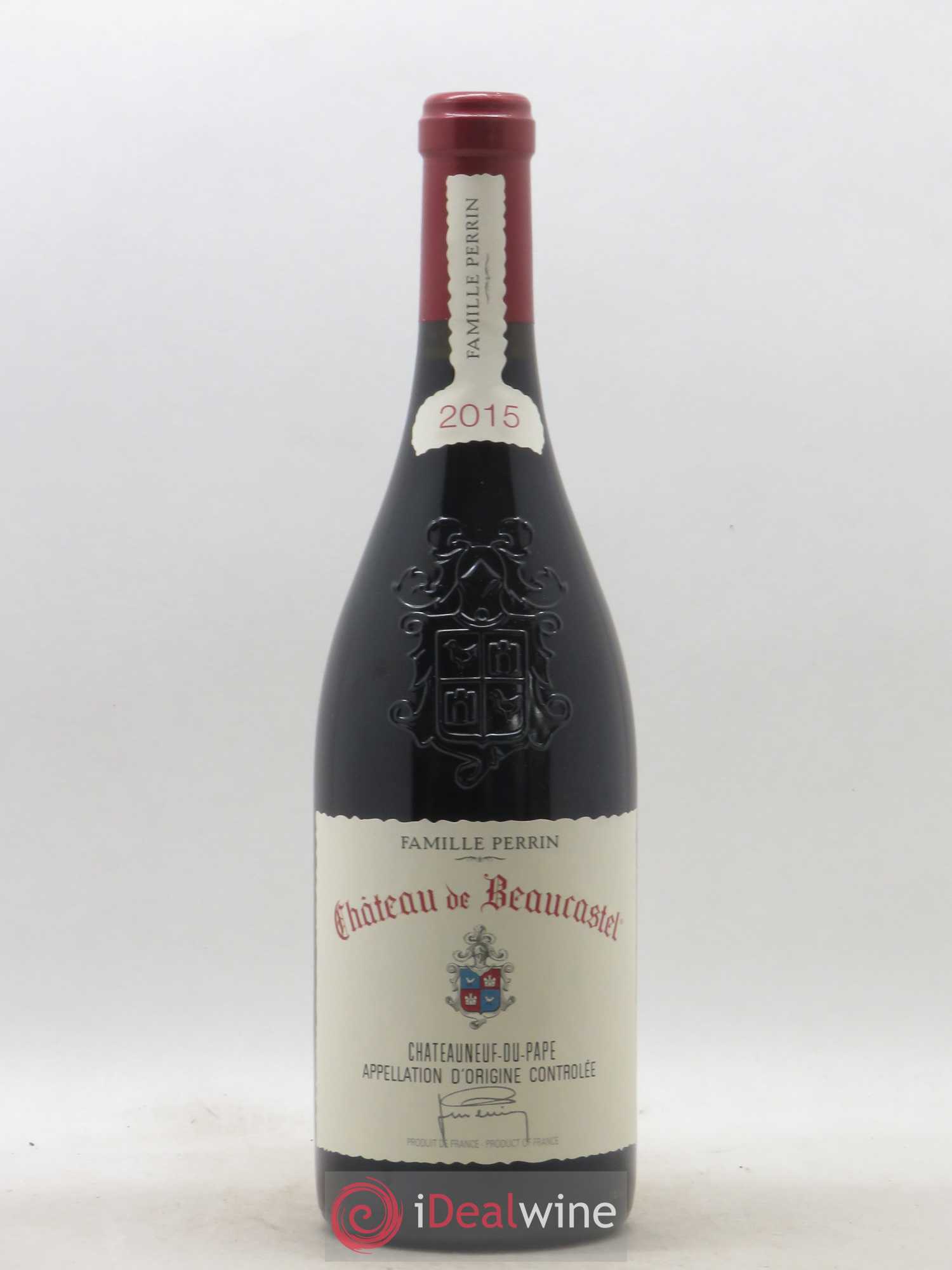 Châteauneuf-du-Pape Château de Beaucastel Famille Perrin 2015 - Lot de 1 bouteille - 0
