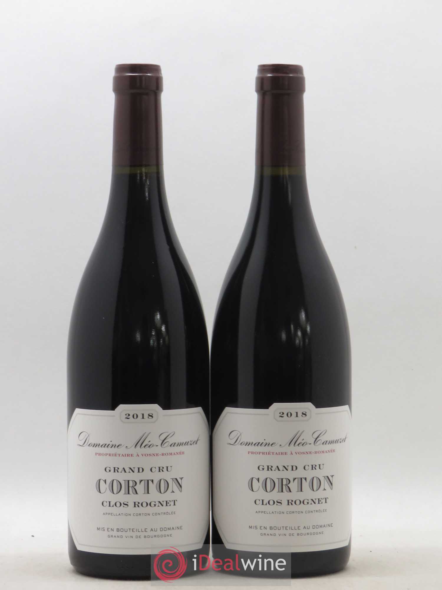 Corton Grand Cru Clos Rognet Méo-Camuzet (Domaine) 2018 - Lot de 2 bouteilles - 0