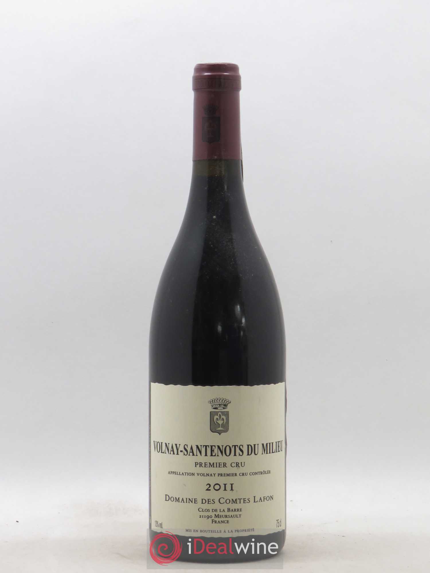 Volnay 1er Cru Santenots du Milieu Comtes Lafon (Domaine des) 2011 - Lot de 1 bouteille - 0