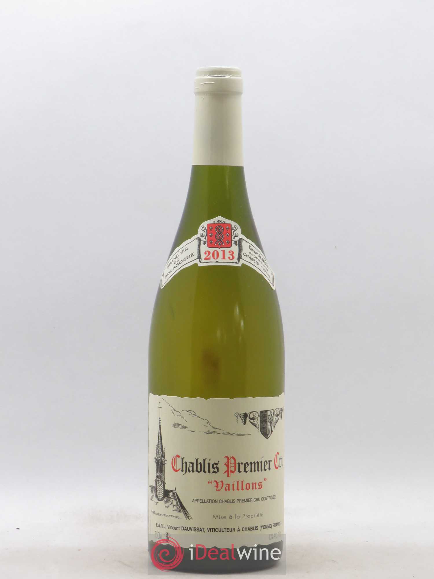 Chablis 1er Cru Vaillons Vincent Dauvissat (Domaine) 2013 - Lot de 1 bouteille - 0