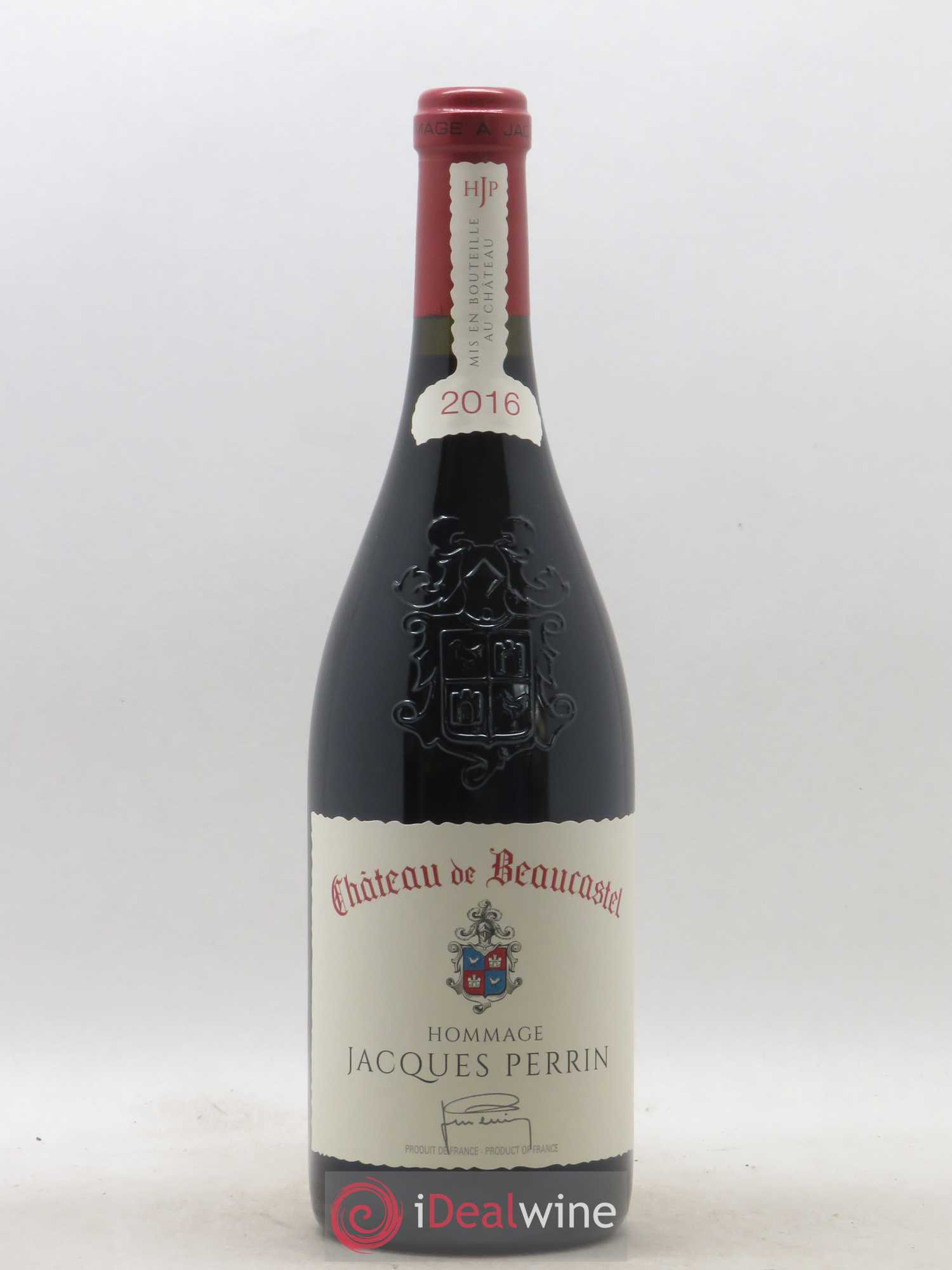 Châteauneuf-du-Pape Château de Beaucastel Hommage à Jacques Perrin Famille Perrin 2016 - Lot of 1 bottle - 0