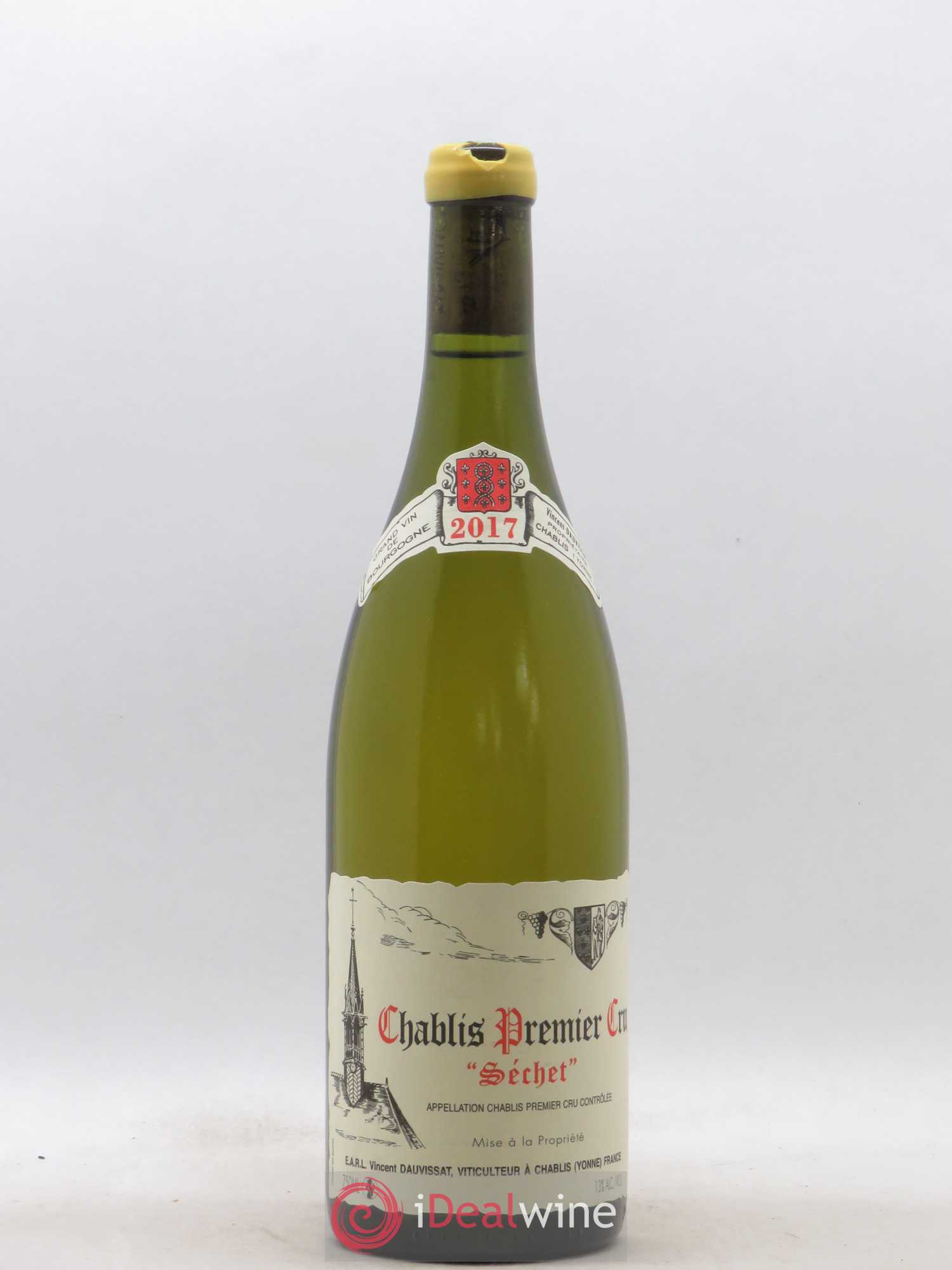 Chablis 1er Cru Séchet Vincent Dauvissat (Domaine) 2017 - Lot de 1 bouteille - 0