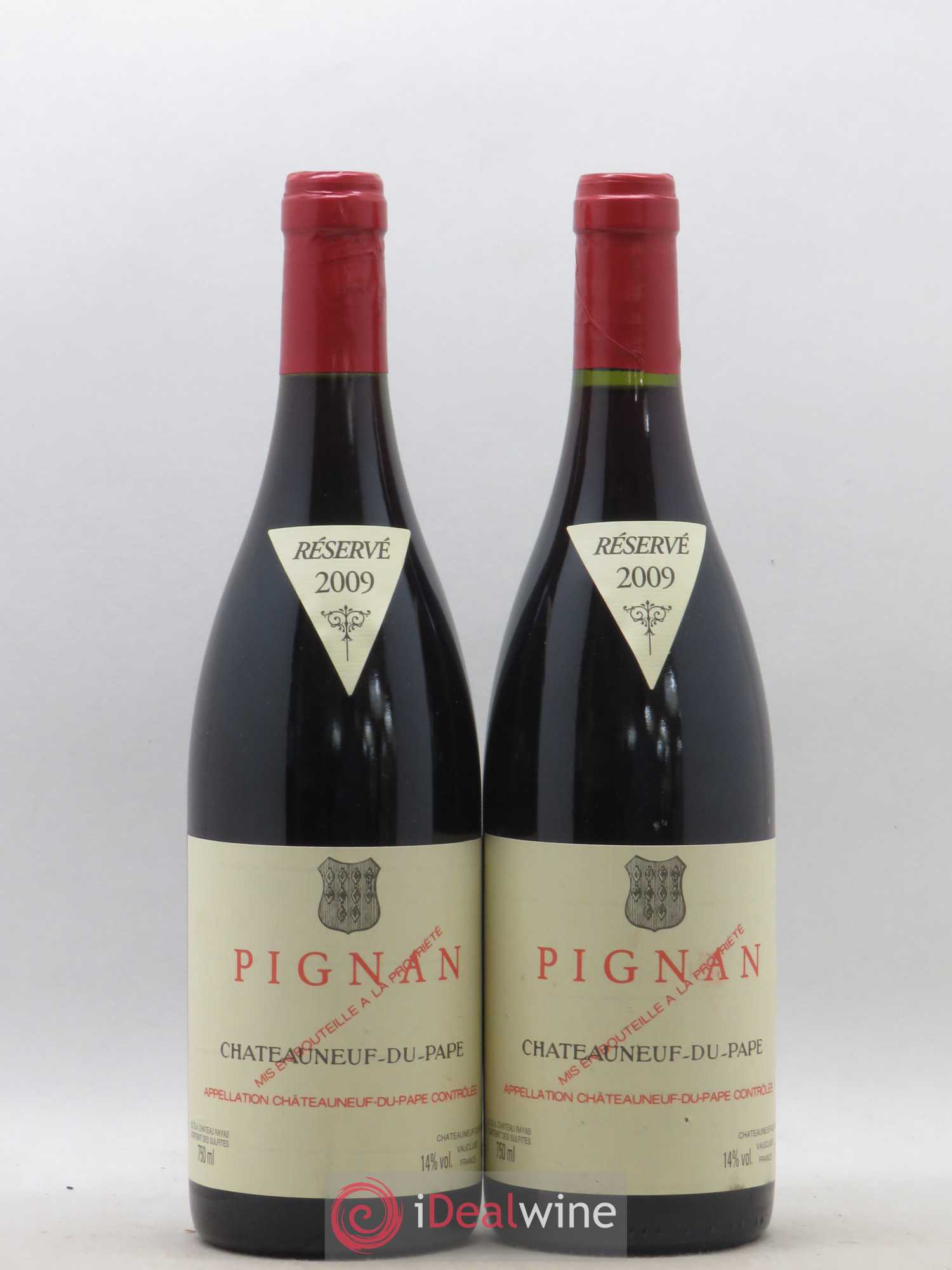 Châteauneuf-du-Pape Pignan Emmanuel Reynaud 2009 - Lot de 2 bouteilles - 0