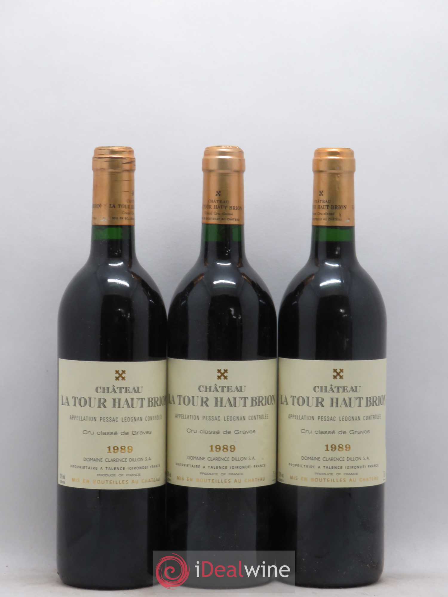 Château la Tour Haut-Brion Cru Classé de Graves 1989 - Lot de 6 bouteilles - 2