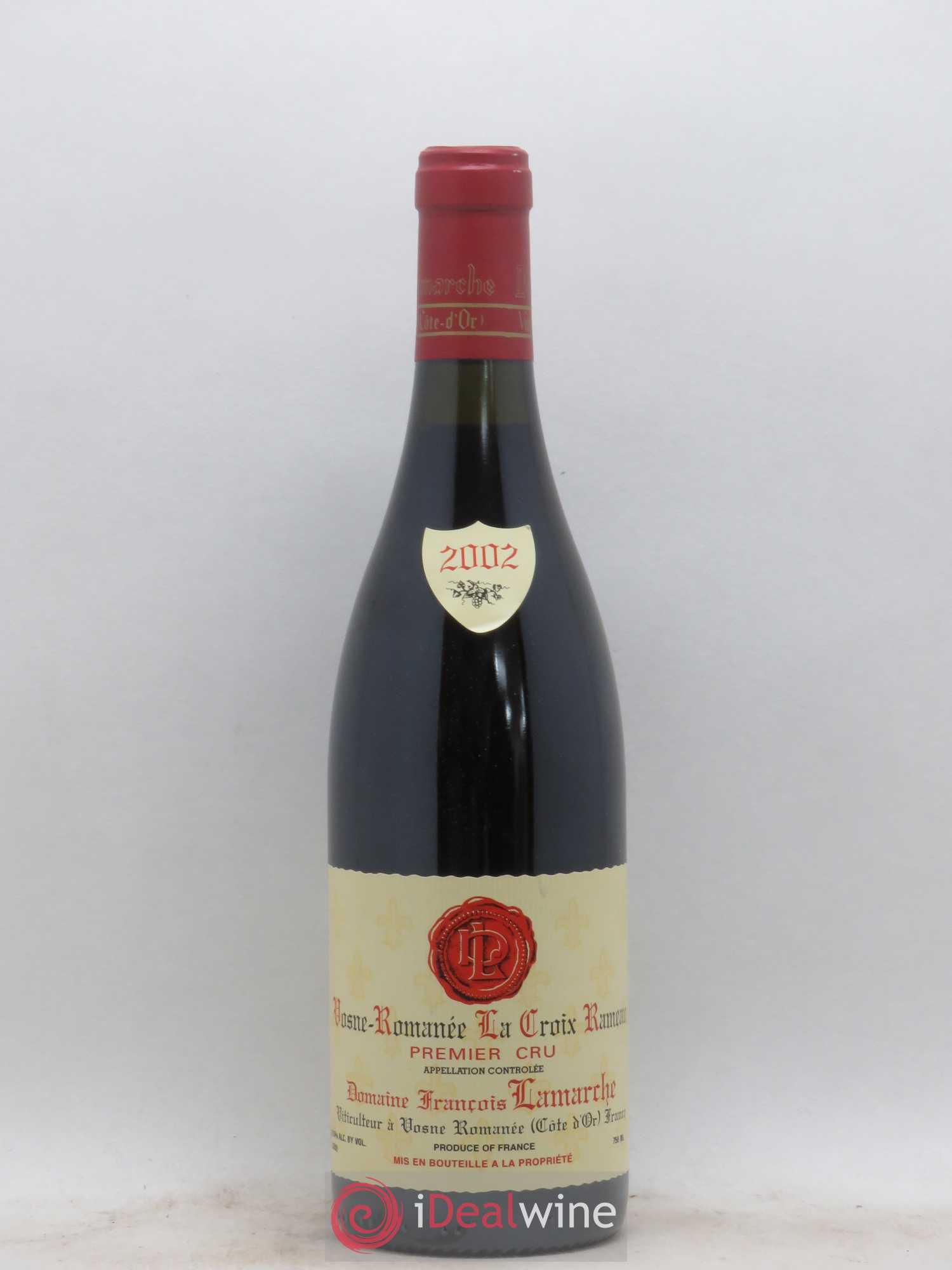 Vosne-Romanée 1er Cru La Croix Rameau Lamarche (Domaine) 2002 - Lot de 1 bouteille - 0