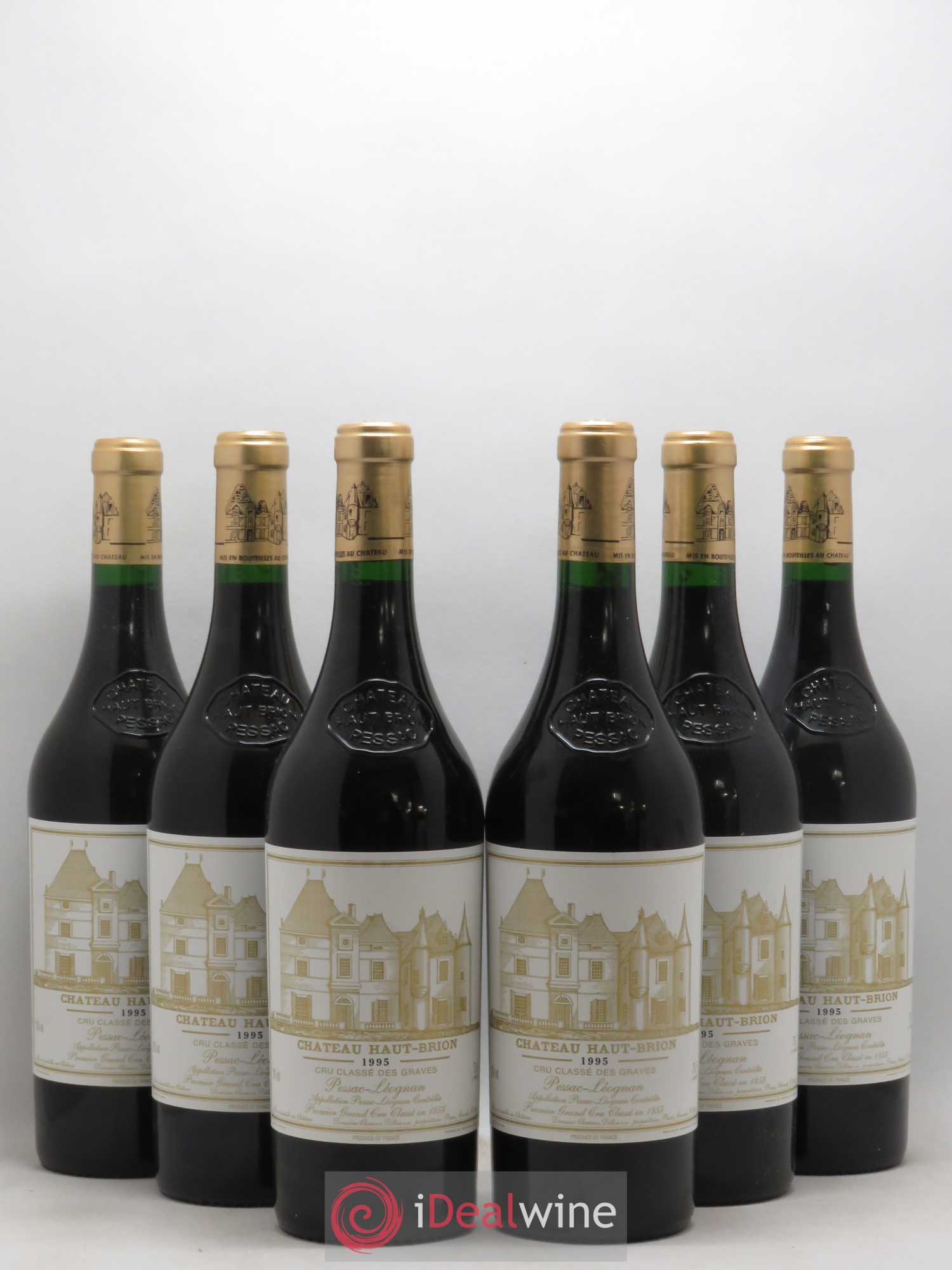 Château Haut Brion 1er Grand Cru Classé 1995 - Lot de 6 bouteilles - 0