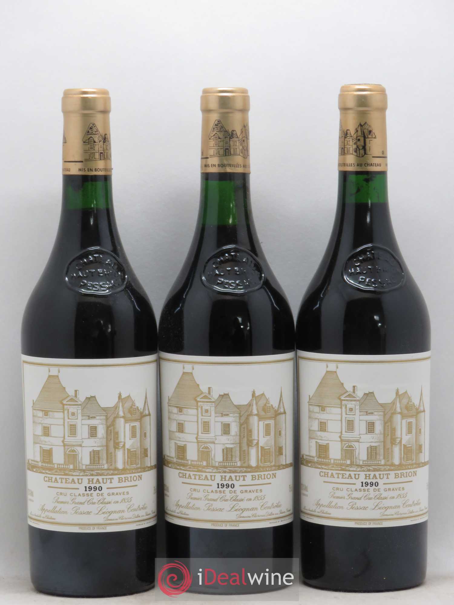 Château Haut Brion 1er Grand Cru Classé 1990 - Lot de 6 bouteilles - 1