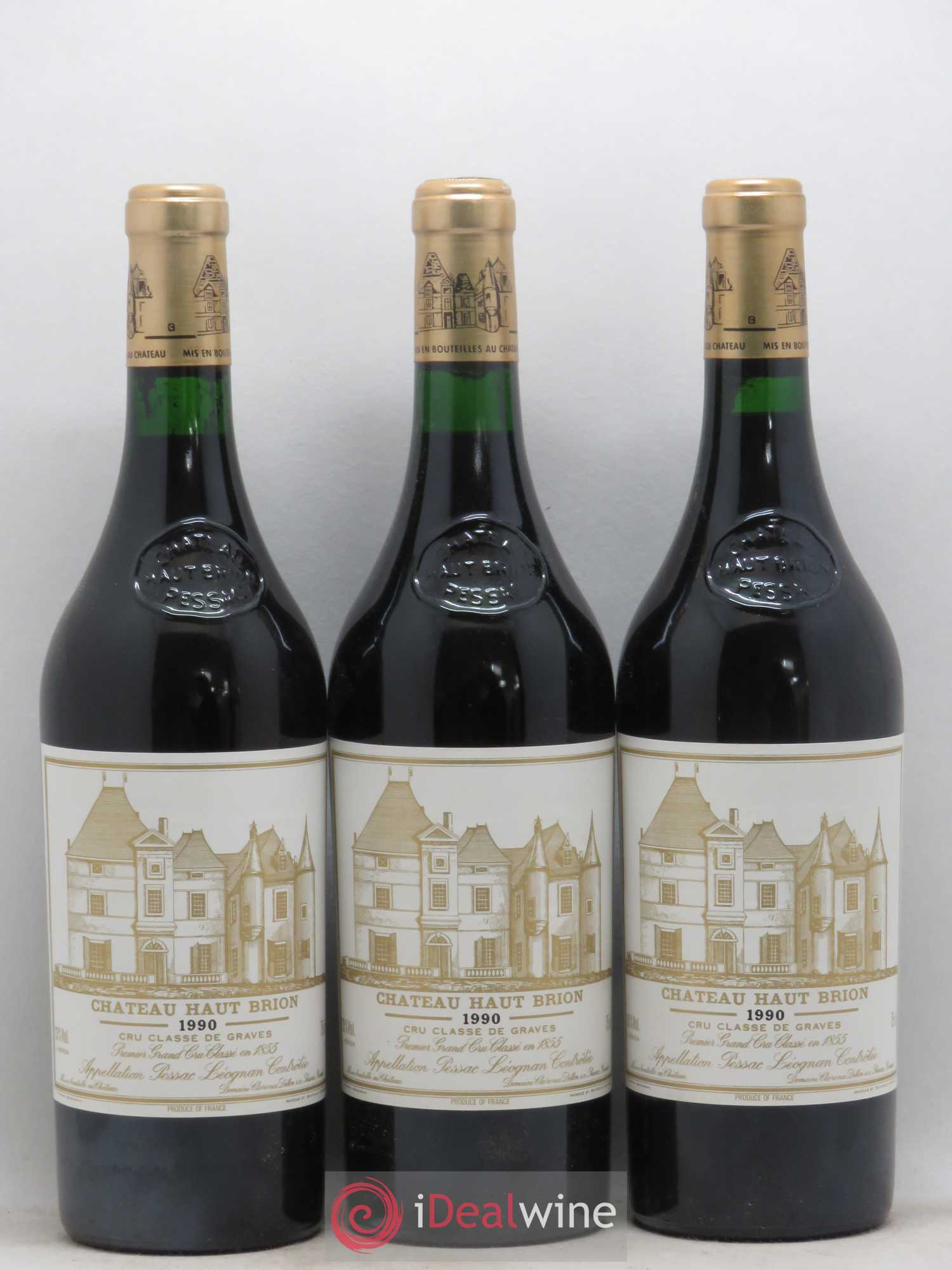 Château Haut Brion 1er Grand Cru Classé 1990 - Lot de 6 bouteilles - 2