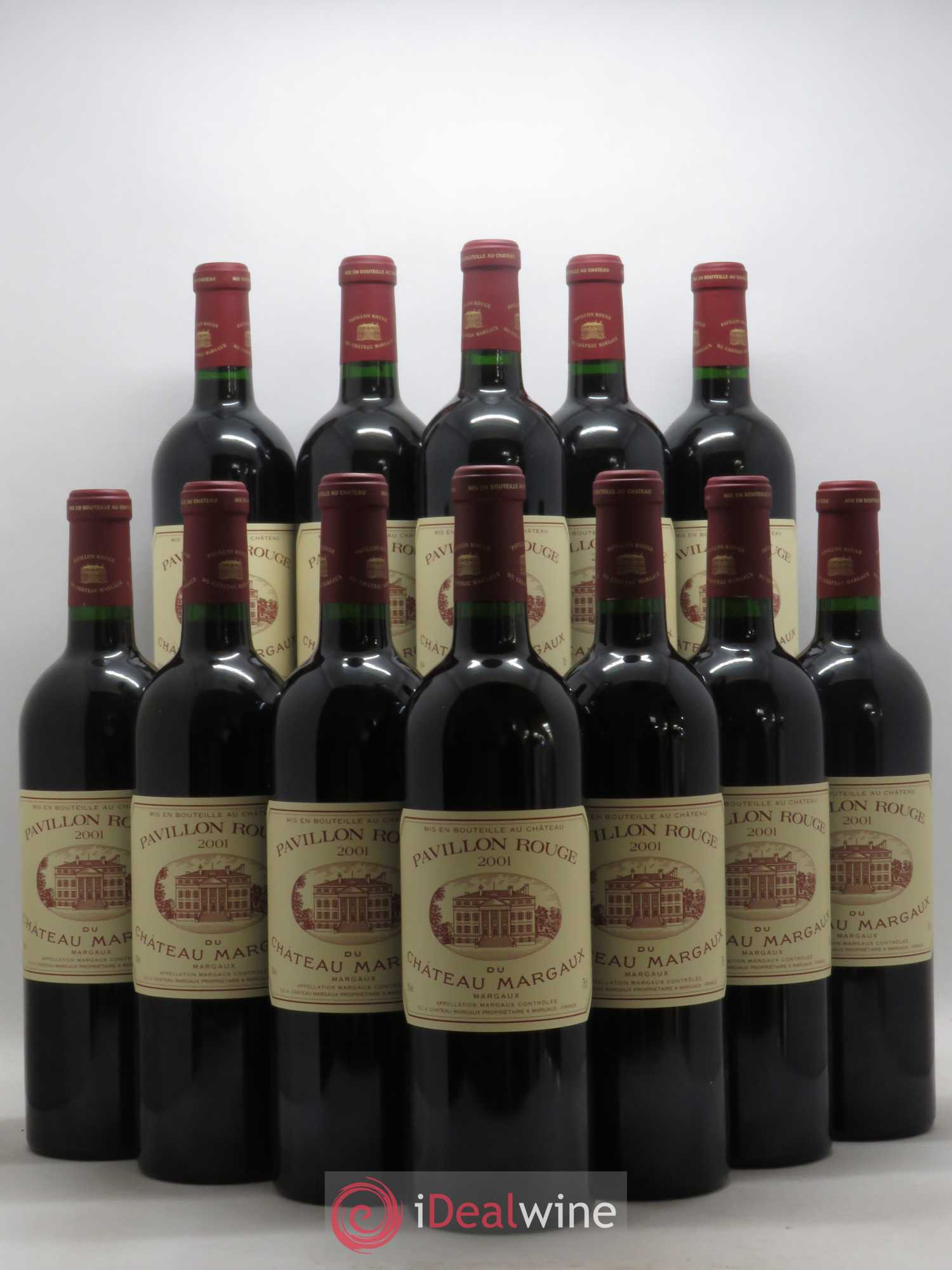 Pavillon Rouge du Château Margaux Second Vin 2001 - Lot de 12 bouteilles - 0