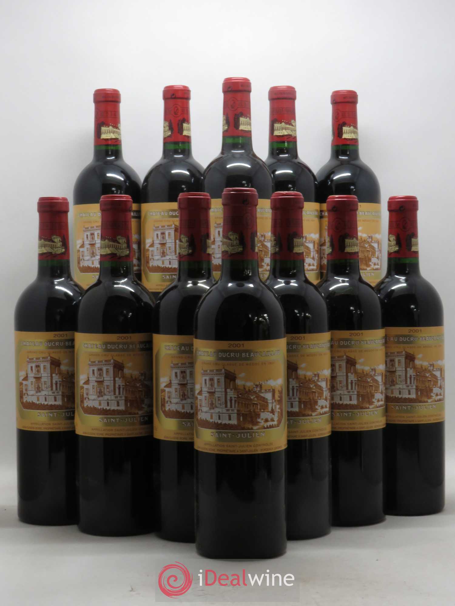 Château Ducru Beaucaillou 2ème Grand Cru Classé 2001 - Lot de 12 bouteilles - 0