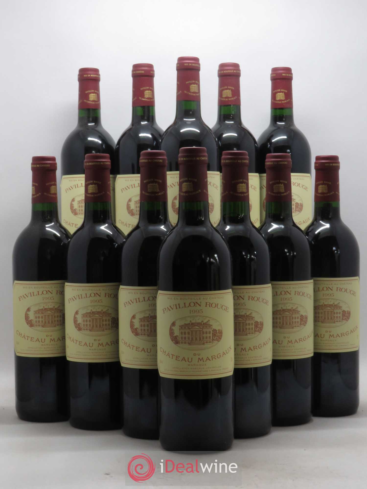 Pavillon Rouge du Château Margaux Second Vin 1995 - Lot de 12 bouteilles - 0