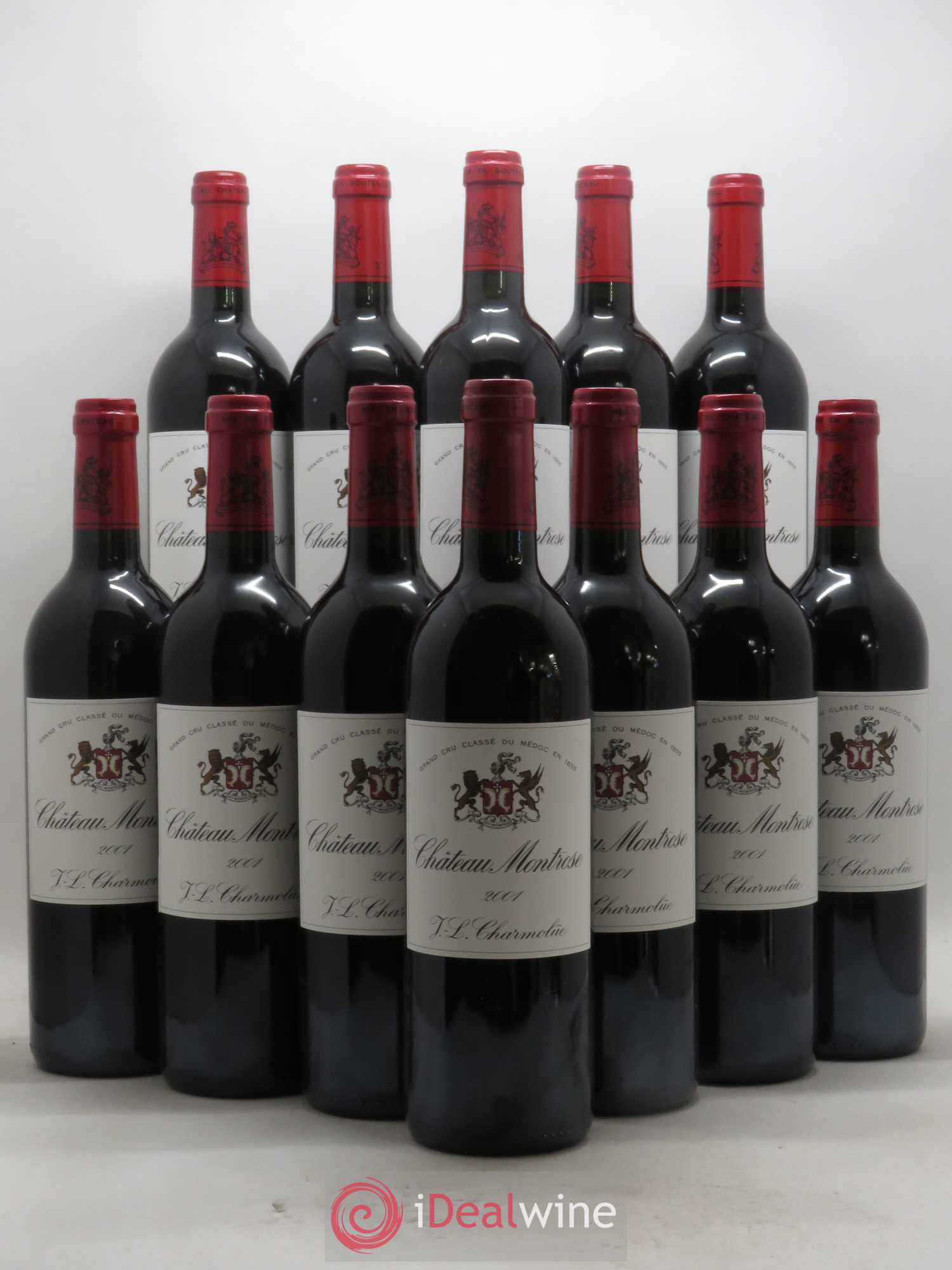 Château Montrose 2ème Grand Cru Classé 2001 - Lot de 12 bouteilles - 0