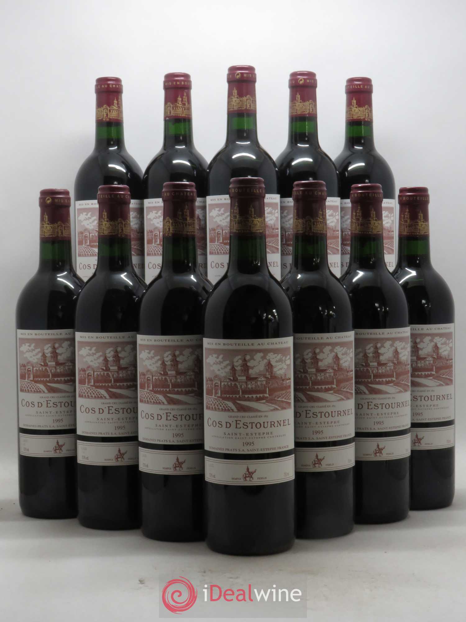 Cos d'Estournel 2ème Grand Cru Classé 1995 - Lot de 12 bouteilles - 0