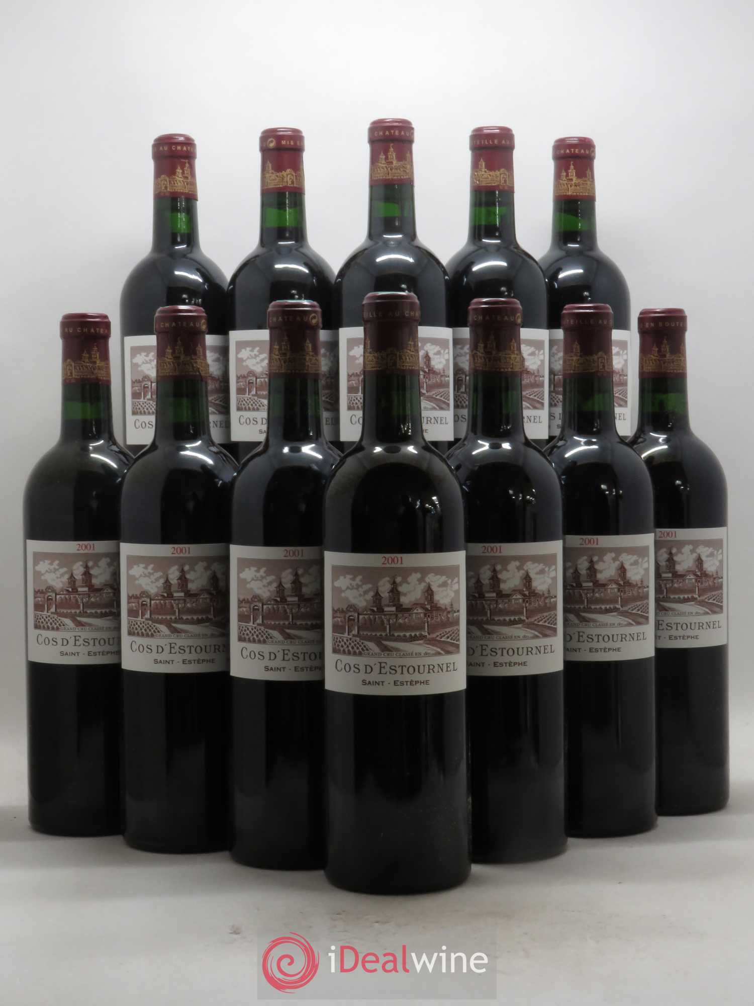 Cos d'Estournel 2ème Grand Cru Classé 2001 - Lot de 12 bouteilles - 0