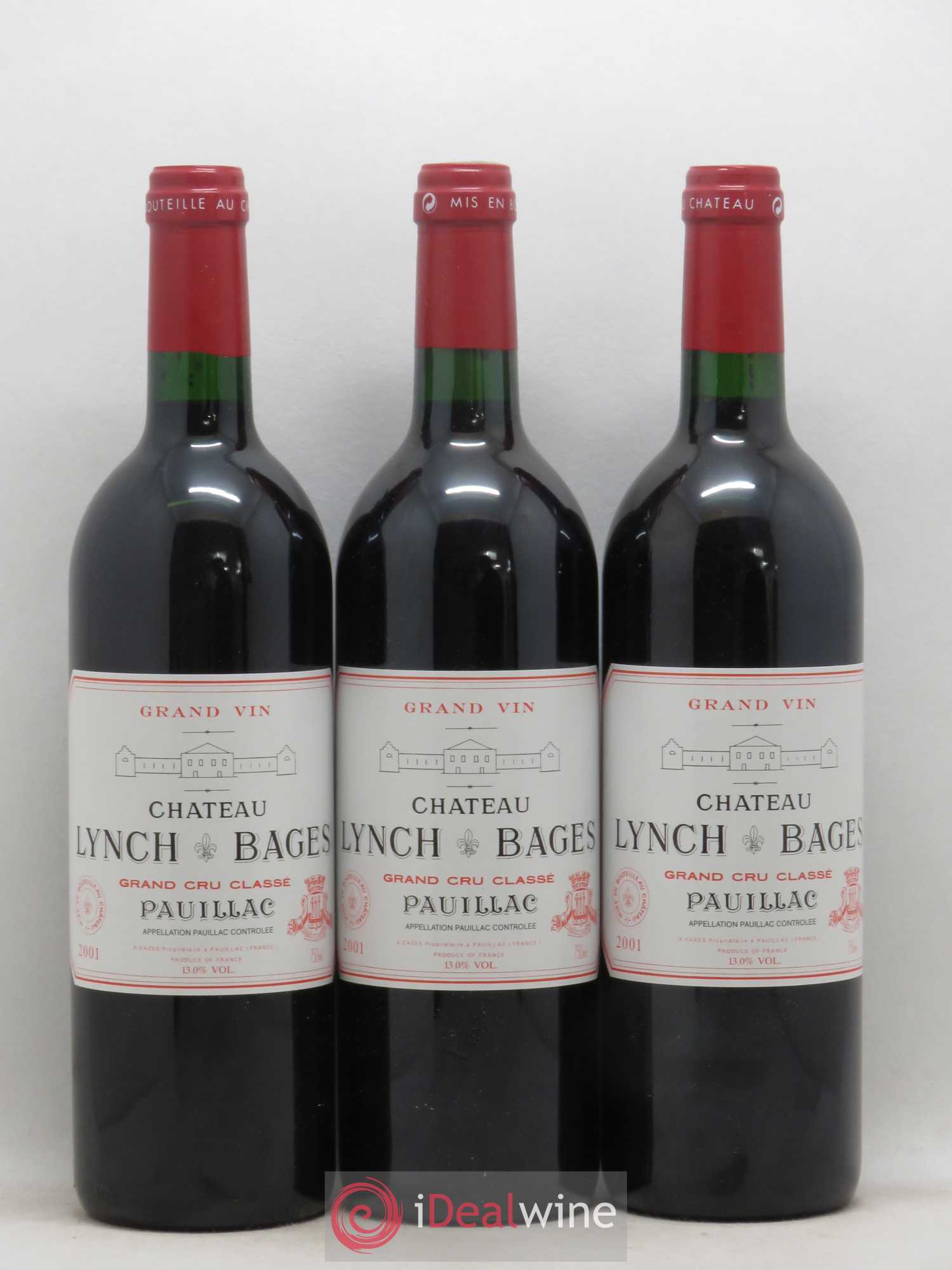 Château Lynch Bages 5ème Grand Cru Classé 2001 - Lot de 12 bouteilles - 3