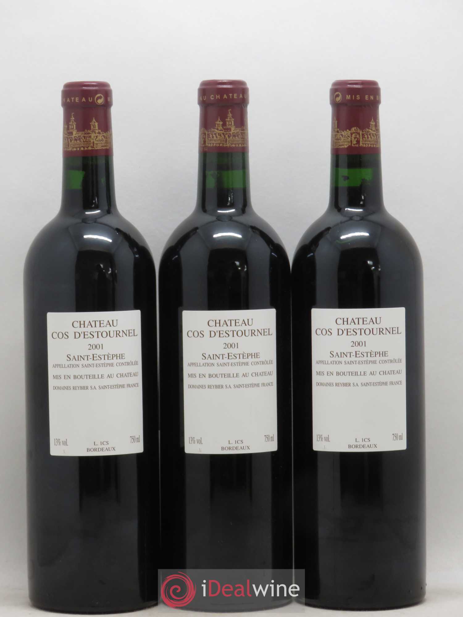 Cos d'Estournel 2ème Grand Cru Classé 2001 - Lot de 12 bouteilles - 2