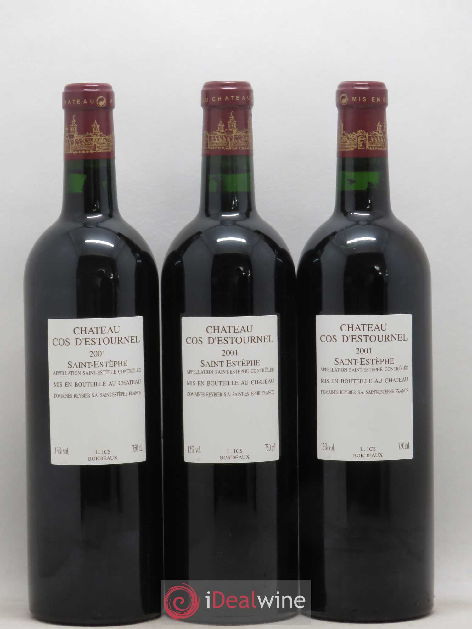 Cos d'Estournel 2ème Grand Cru Classé 2001 - Lot de 12 bouteilles - 8