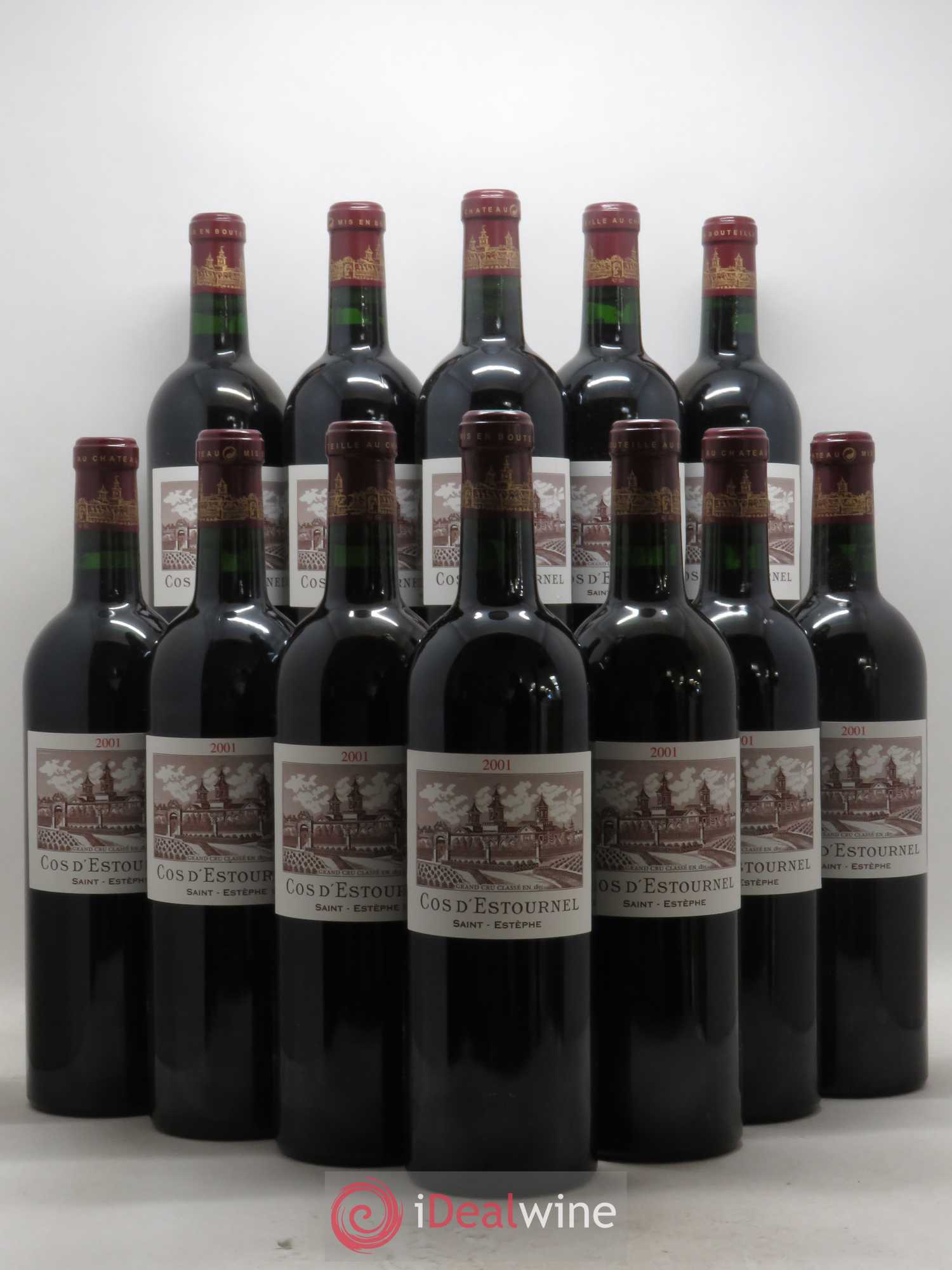Cos d'Estournel 2ème Grand Cru Classé 2001 - Lot de 12 bouteilles - 0