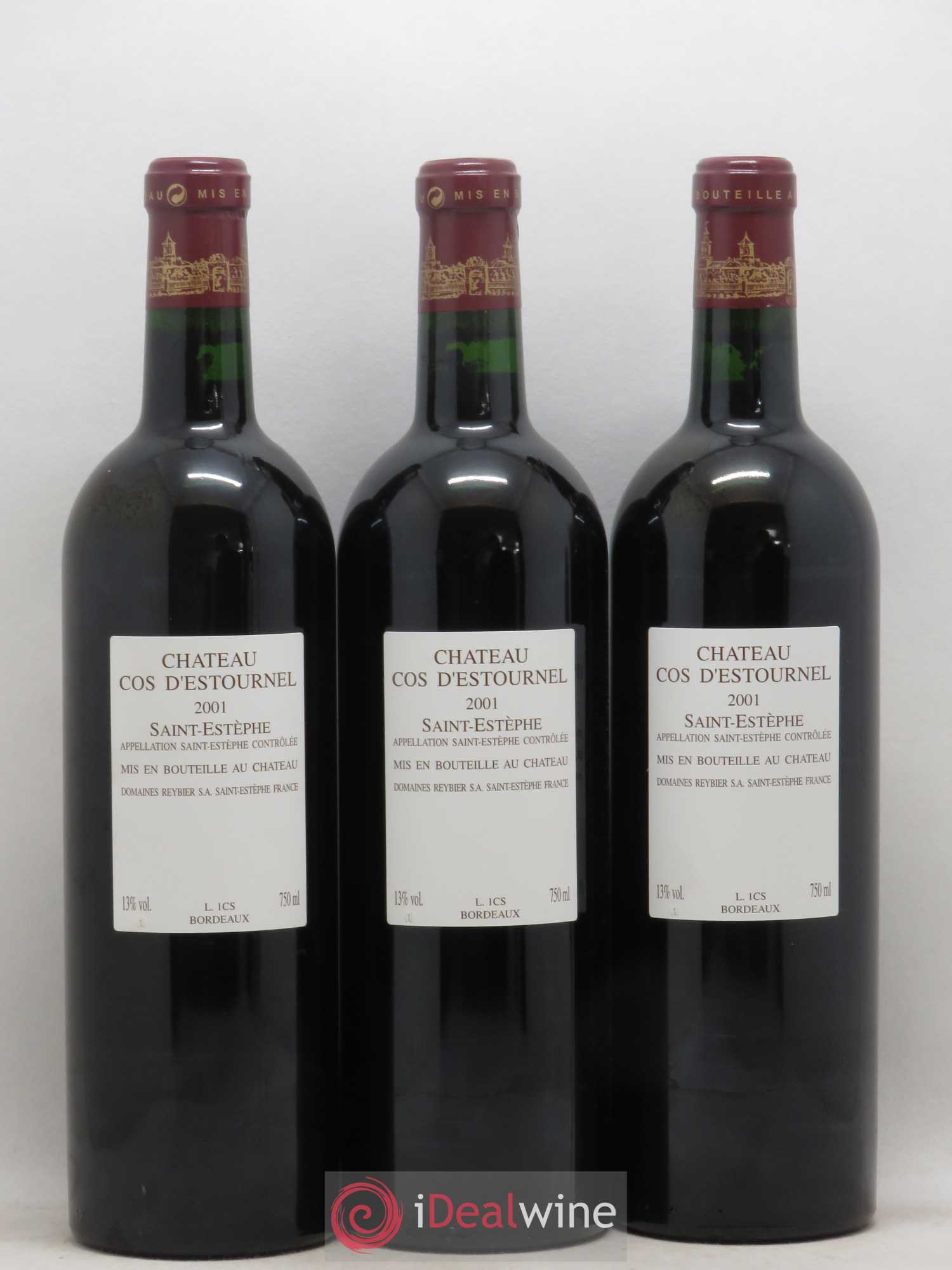 Cos d'Estournel 2ème Grand Cru Classé 2001 - Lot de 12 bouteilles - 2