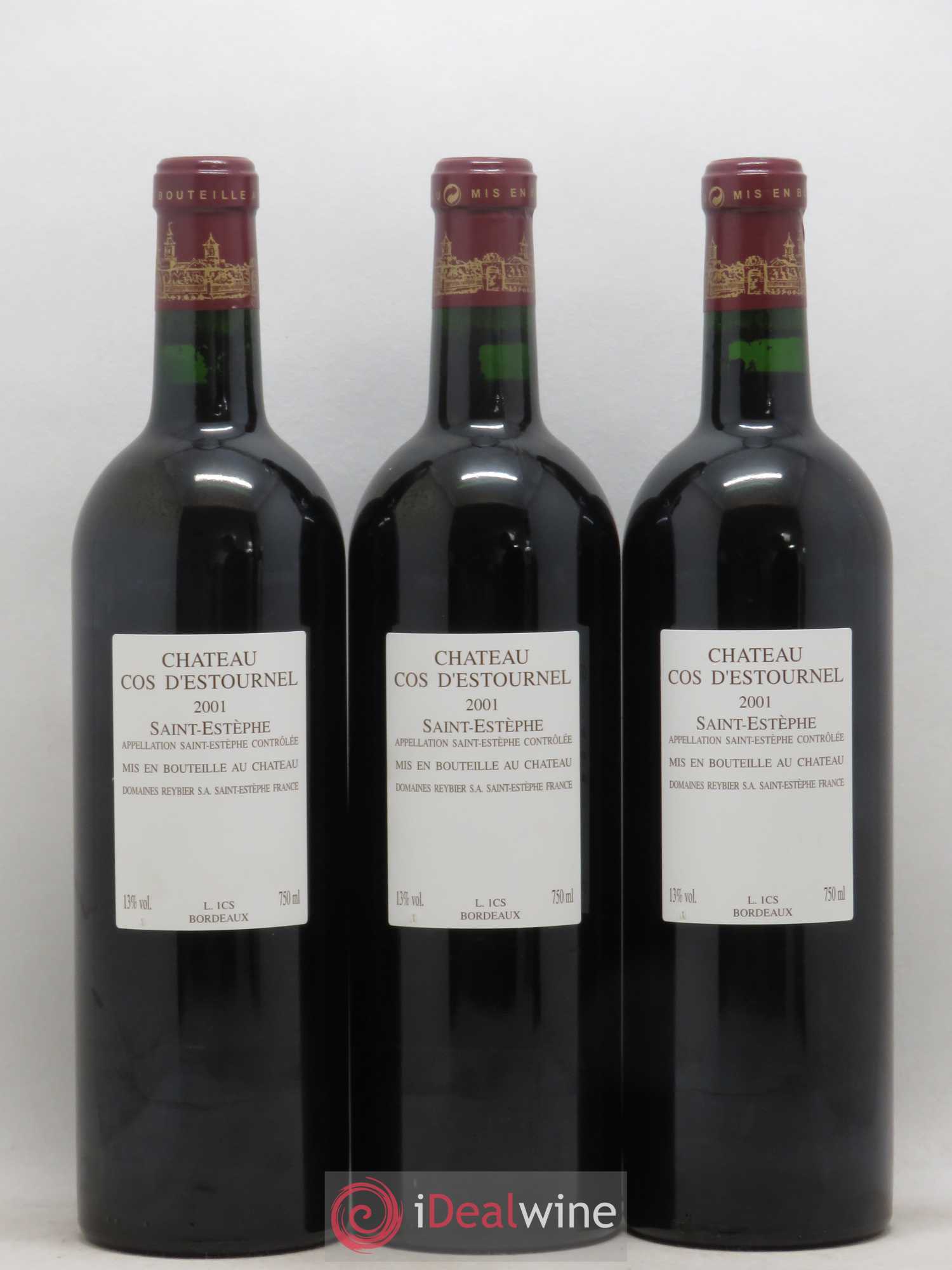Cos d'Estournel 2ème Grand Cru Classé 2001 - Lot de 12 bouteilles - 6