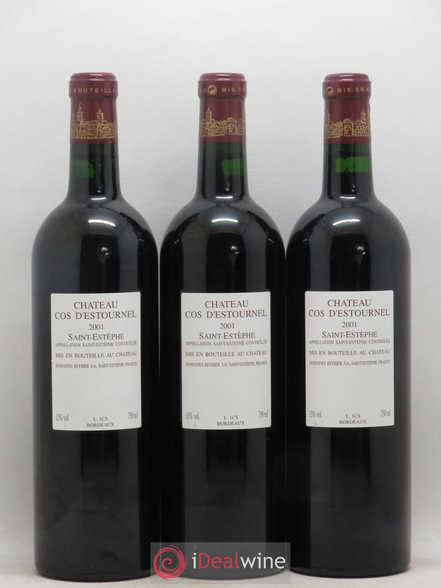 Cos d'Estournel 2ème Grand Cru Classé 2001 - Lot de 12 bouteilles - 8